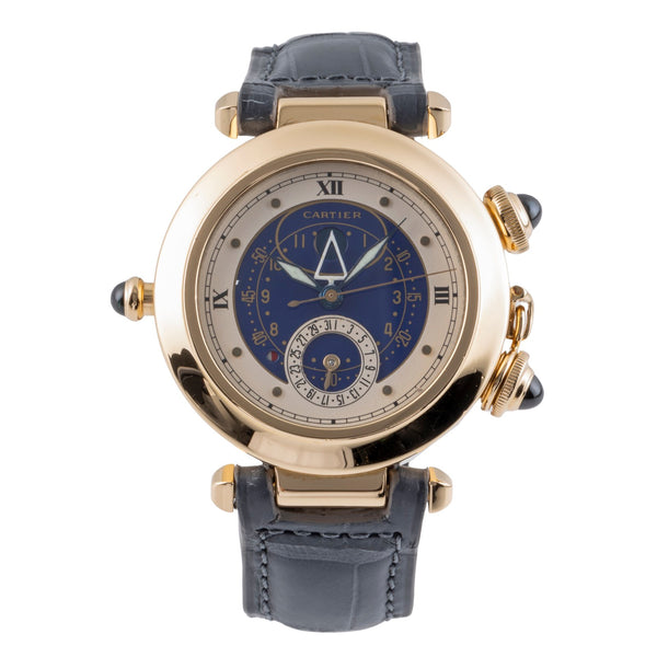 Cartier Pasha oro 18 ct quarzo orologio da uomo 30011  [2406581]