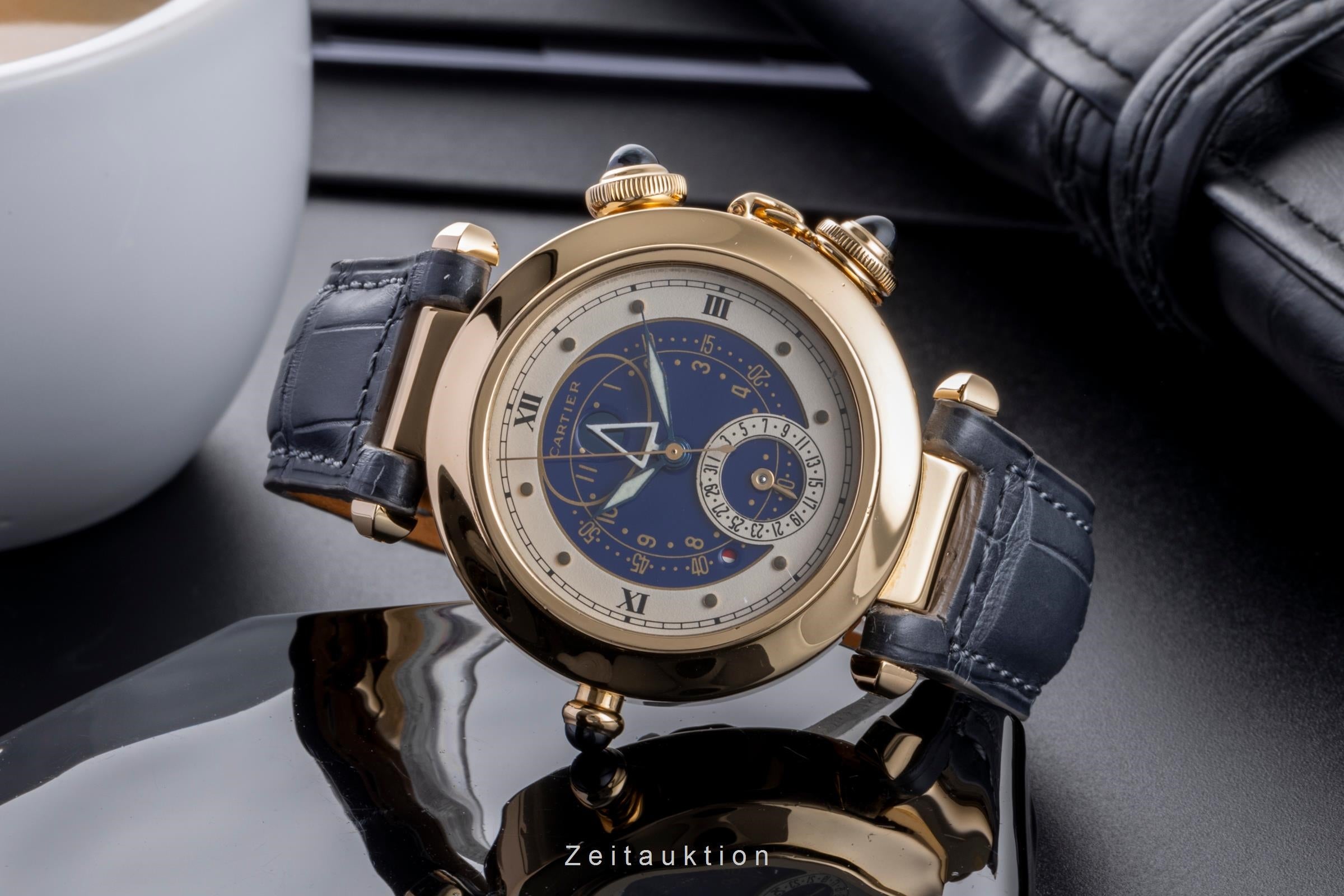 Cartier Pasha oro 18 ct quarzo orologio da uomo 30011  [2406581]