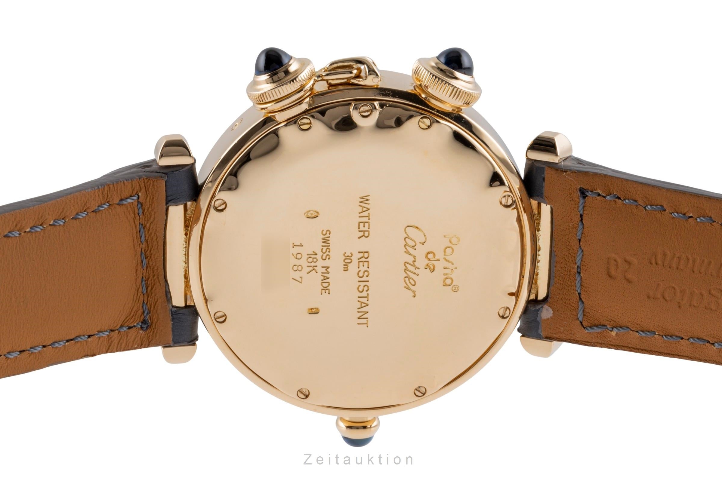 Cartier Pasha oro 18 ct quarzo orologio da uomo 30011  [2406581]