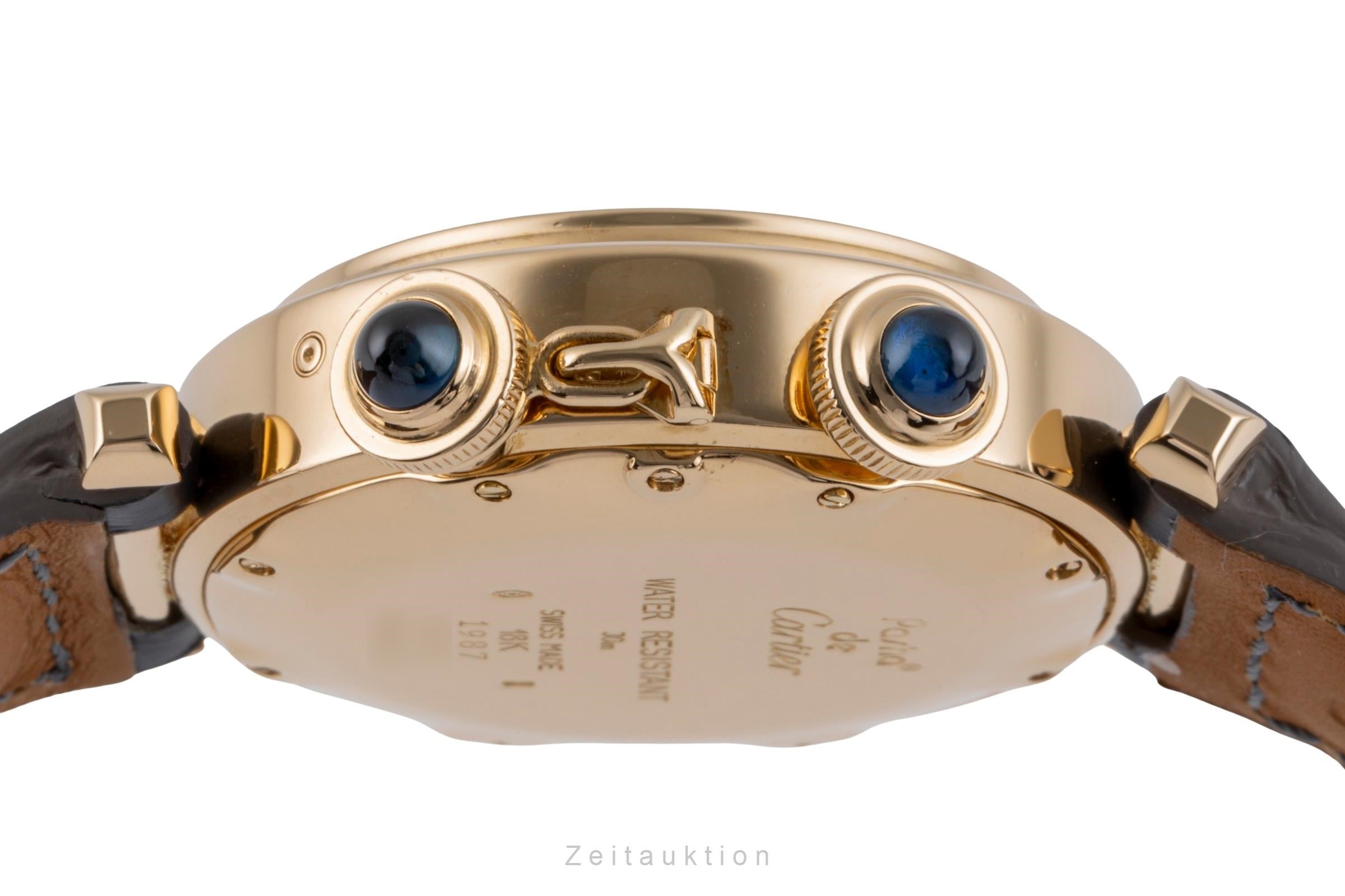 Cartier Pasha oro 18 ct quarzo orologio da uomo 30011  [2406581]