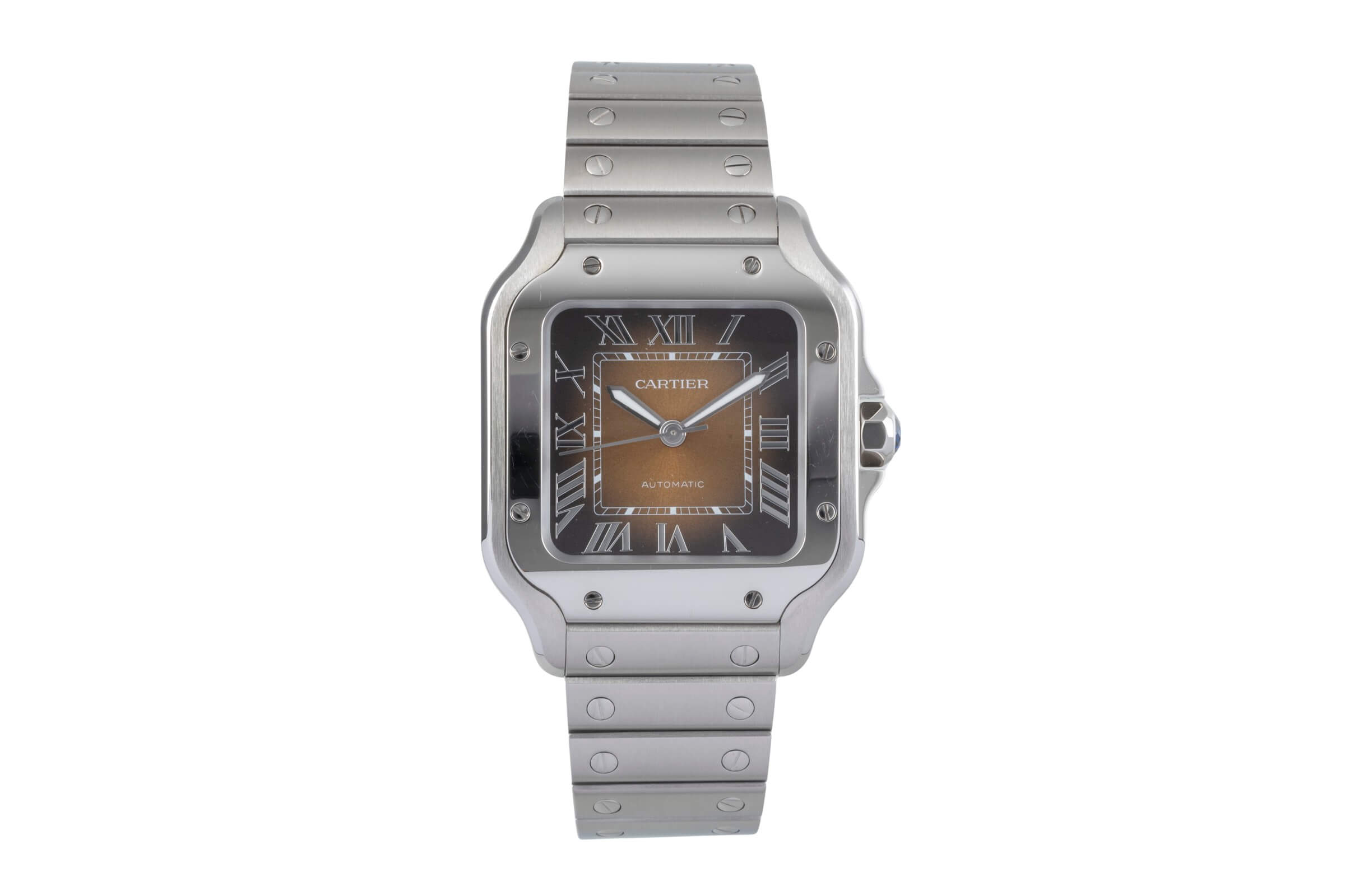Cartier Santos acero automático reloj para caballeros WSSA0065 LP: 7600EUR  [2406604]