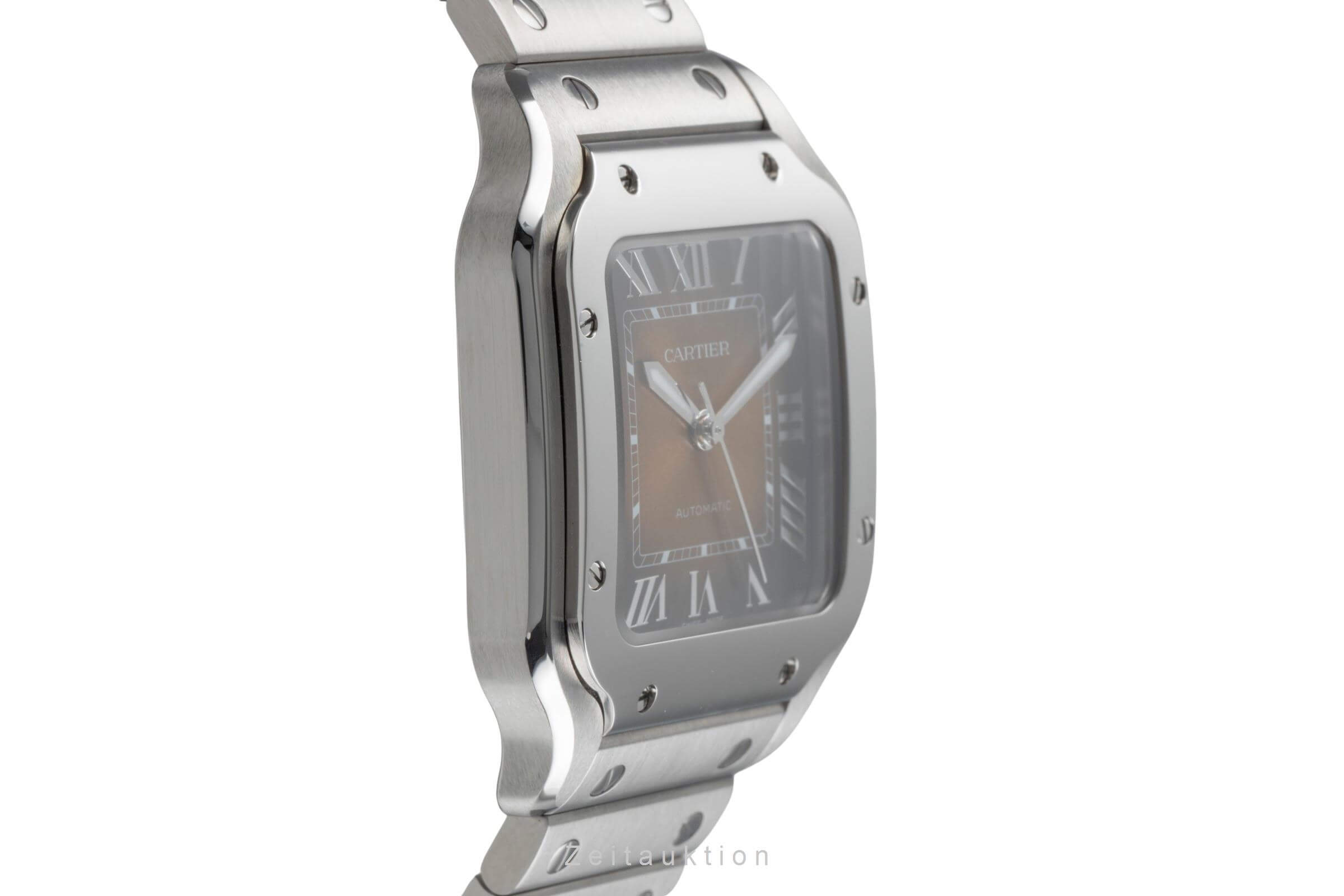 Cartier Santos acero automático reloj para caballeros WSSA0065 LP: 7600EUR  [2406604]