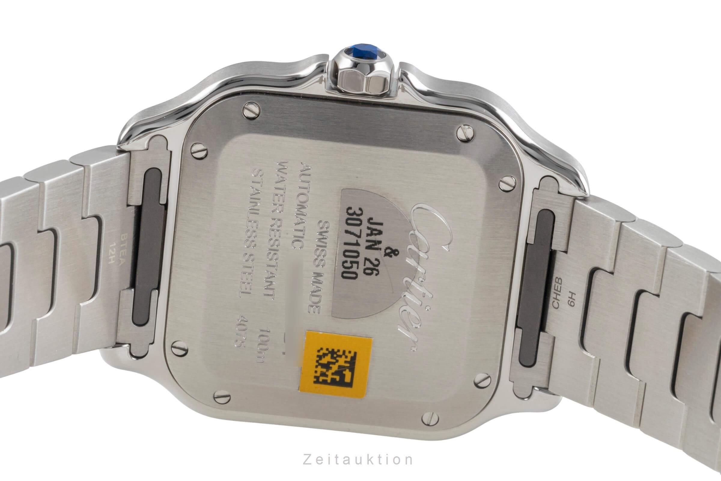 Cartier Santos acero automático reloj para caballeros WSSA0065 LP: 7600EUR  [2406604]