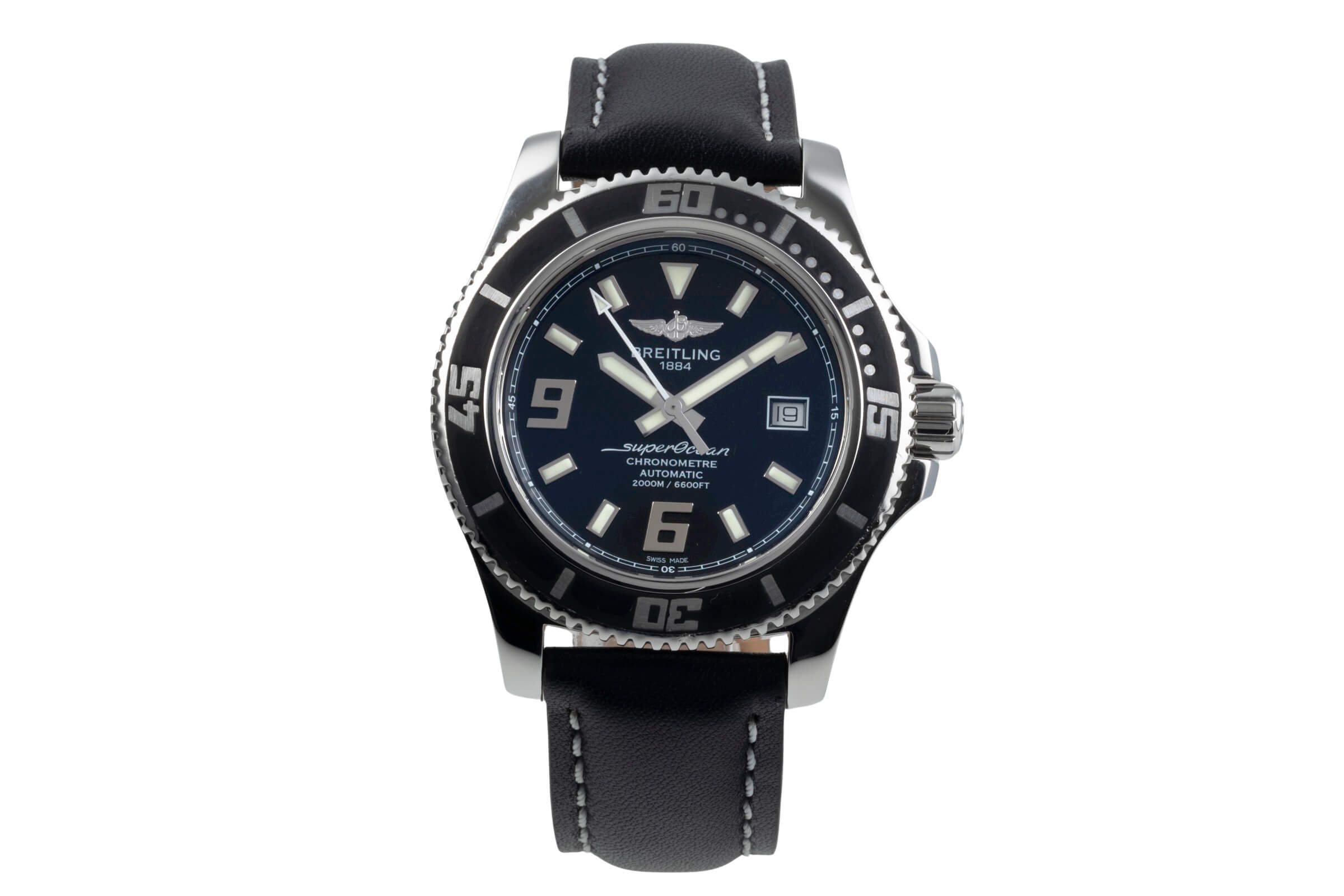 Breitling Superocean acciaio automatismo orologio da uomo A17391 LP: 5150EUR  [2406621]