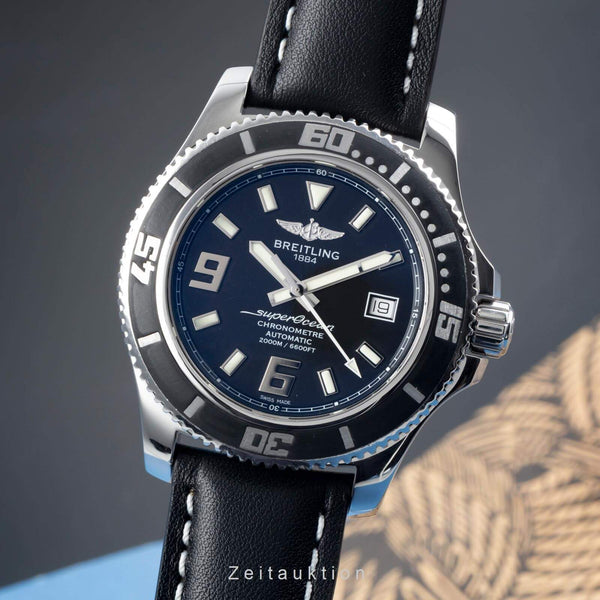 Breitling Superocean acciaio automatismo orologio da uomo A17391 LP: 5150EUR  [2406621]