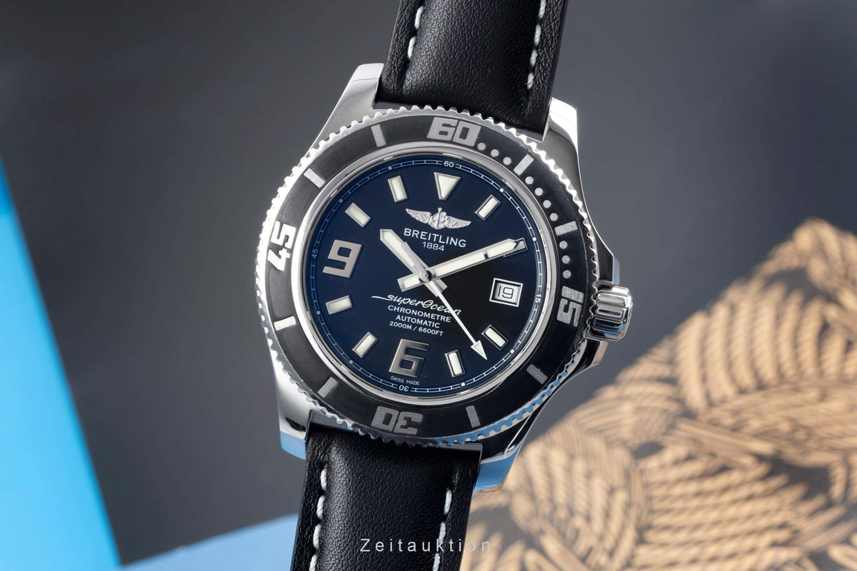 Breitling Superocean steel automatic men's watch A17391 LP: 5150EUR  [2406621]