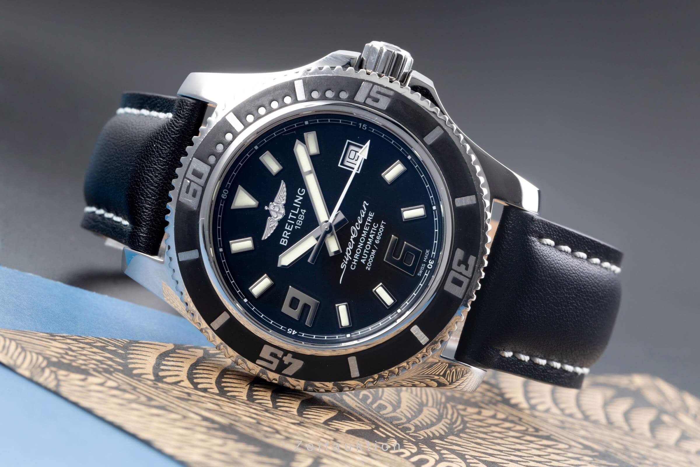 Breitling Superocean acciaio automatismo orologio da uomo A17391 LP: 5150EUR  [2406621]