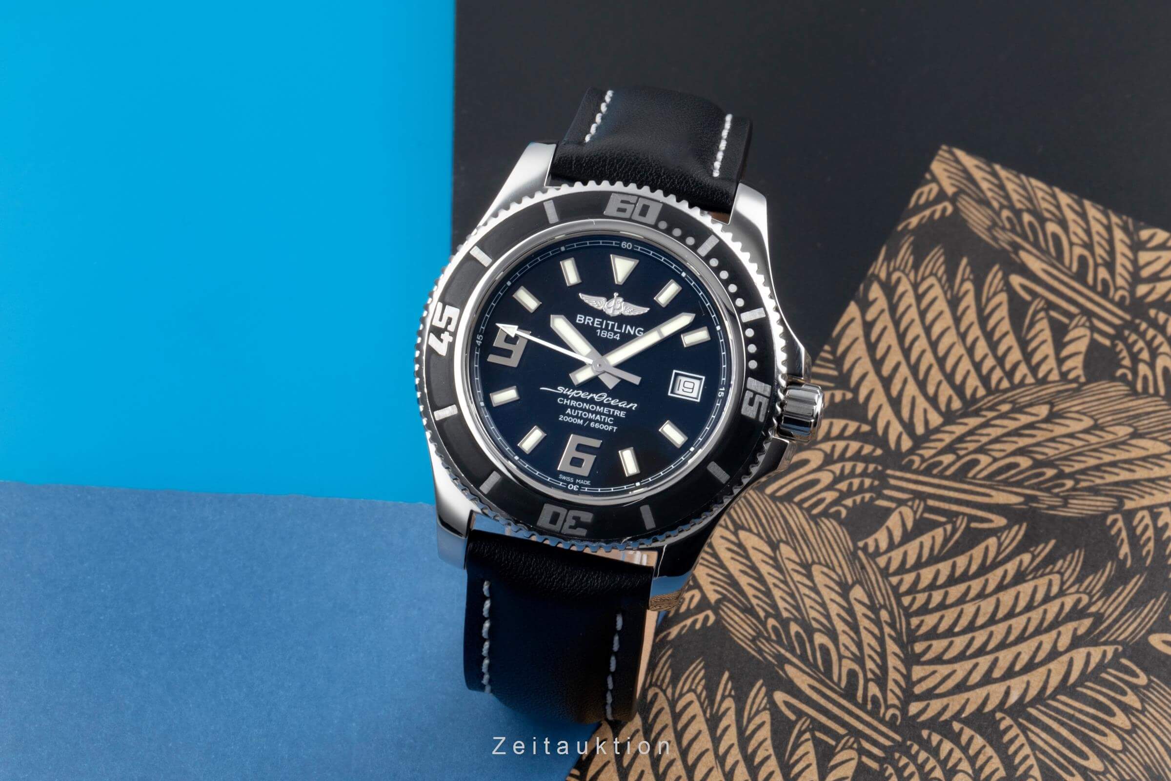 Breitling Superocean acciaio automatismo orologio da uomo A17391 LP: 5150EUR  [2406621]