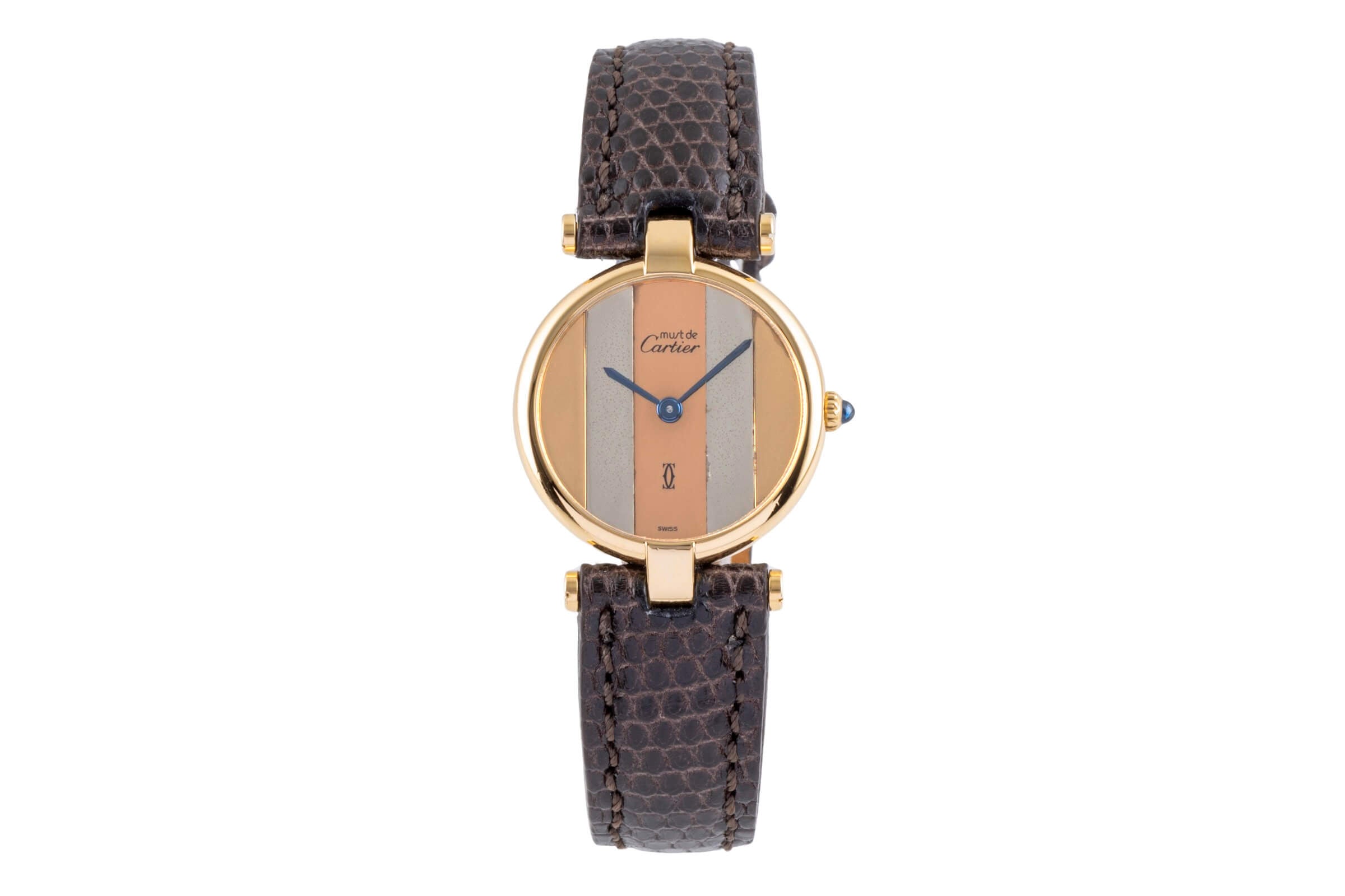 Cartier Vermeil argent doré quartz montre pour femmes  [2406645]