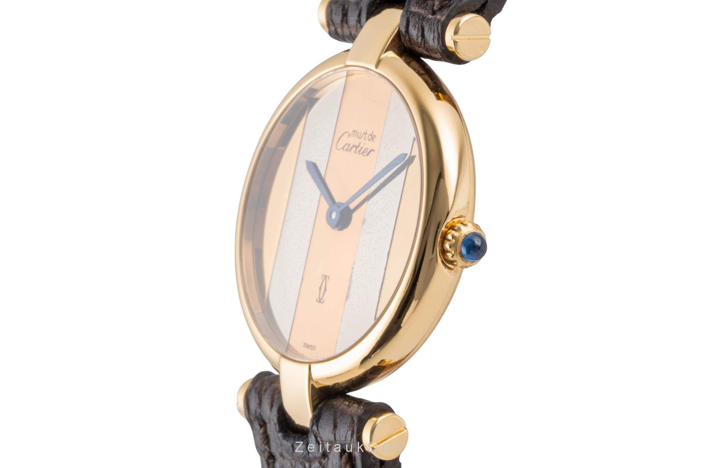 Cartier Vermeil argent doré quartz montre pour femmes  [2406645]