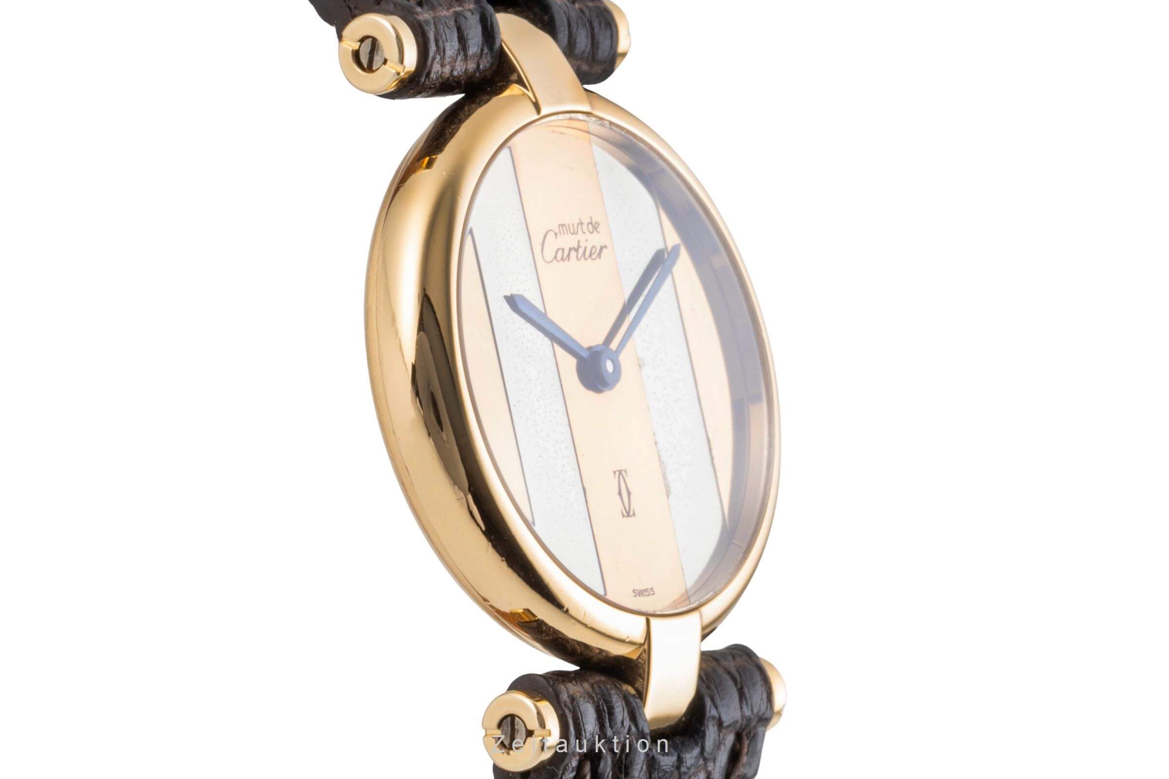 Cartier Vermeil argent doré quartz montre pour femmes  [2406645]
