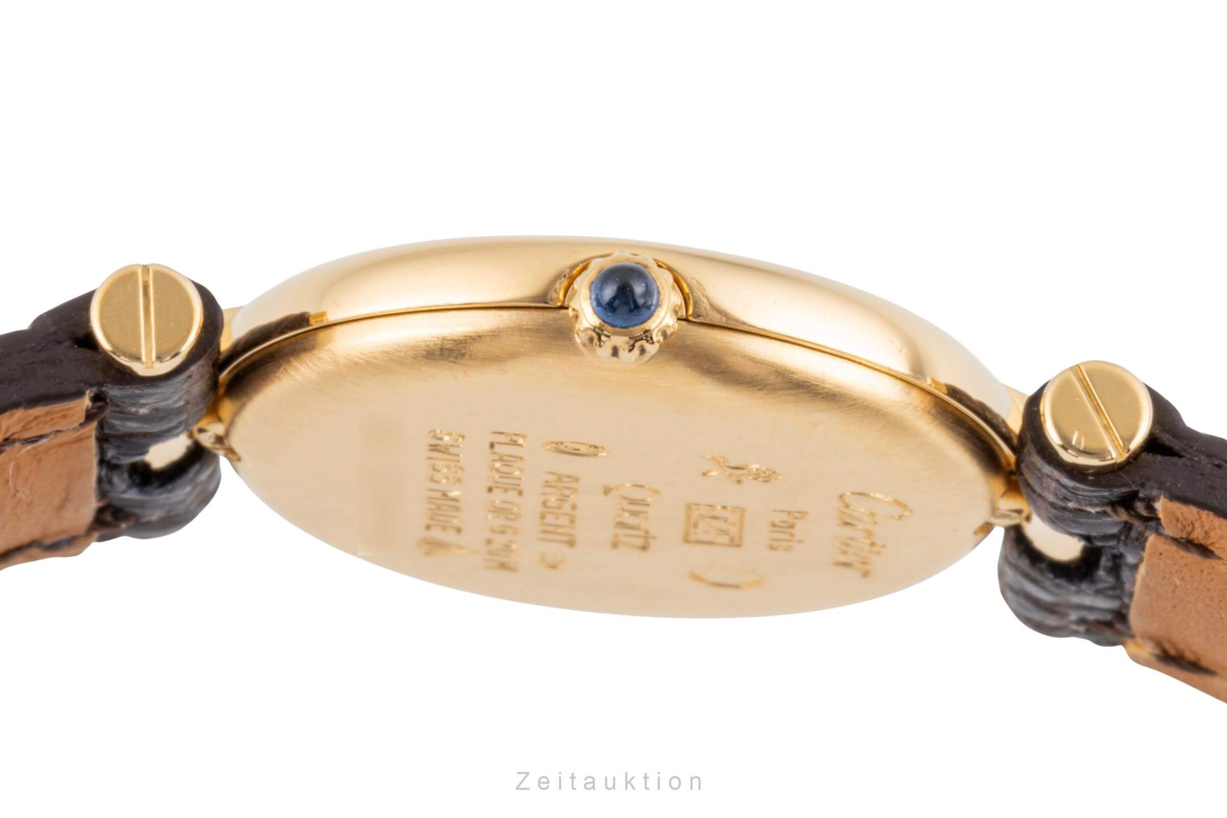 Cartier Vermeil argent doré quartz montre pour femmes  [2406645]