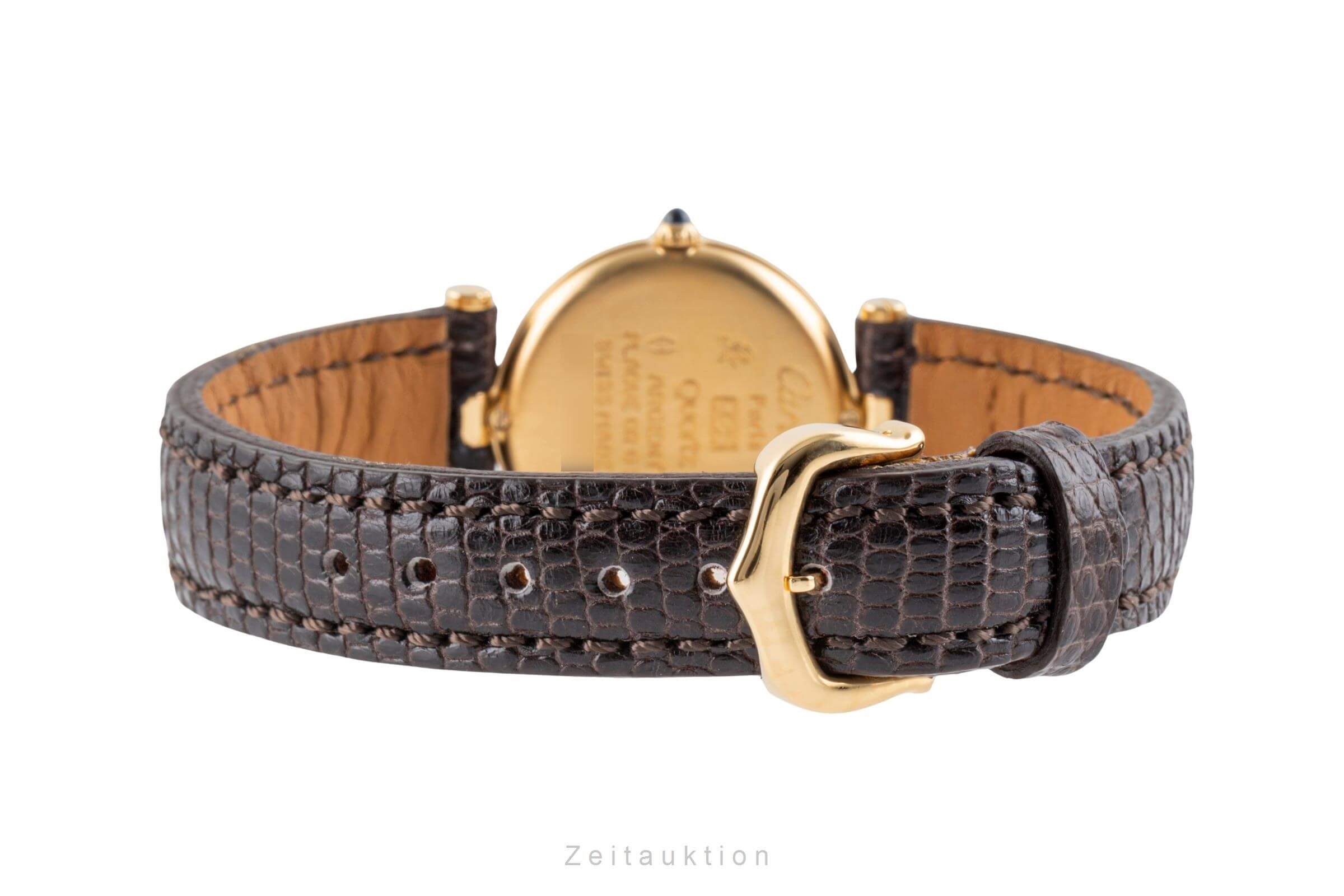 Cartier Vermeil argent doré quartz montre pour femmes  [2406645]