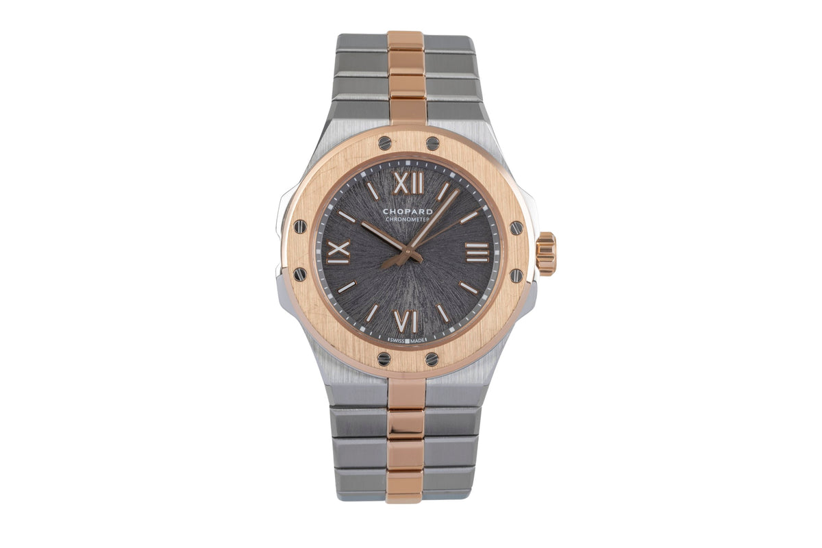 Chopard Alpine Eagle steel / gold automatic men's watch 298601-6001 LP: 20400EUR  [2406665]