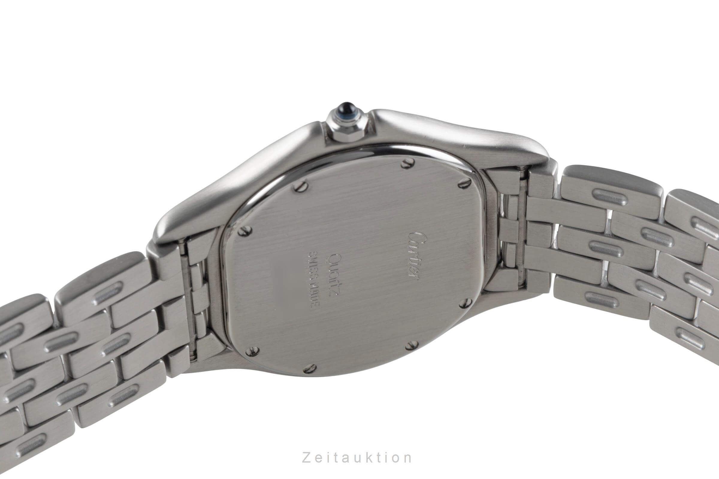 Cartier Cougar steel quartz men's watch W25013B9  [2406682]