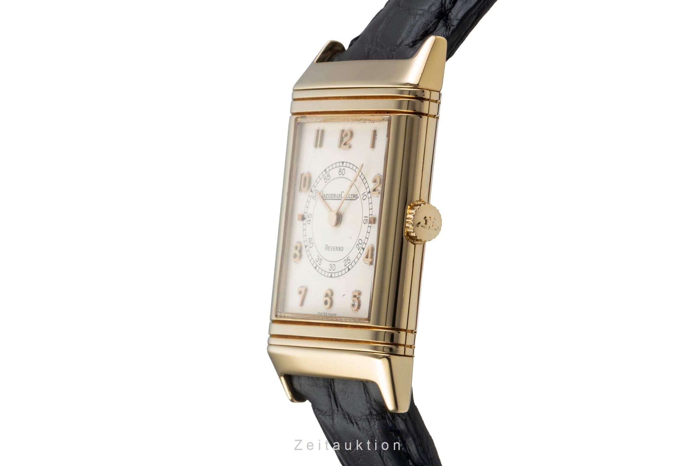Jaeger LeCoultre Reverso 18K (0,750) Gold Handaufzug Herrenuhr Ref. 6184.21 [2406683]