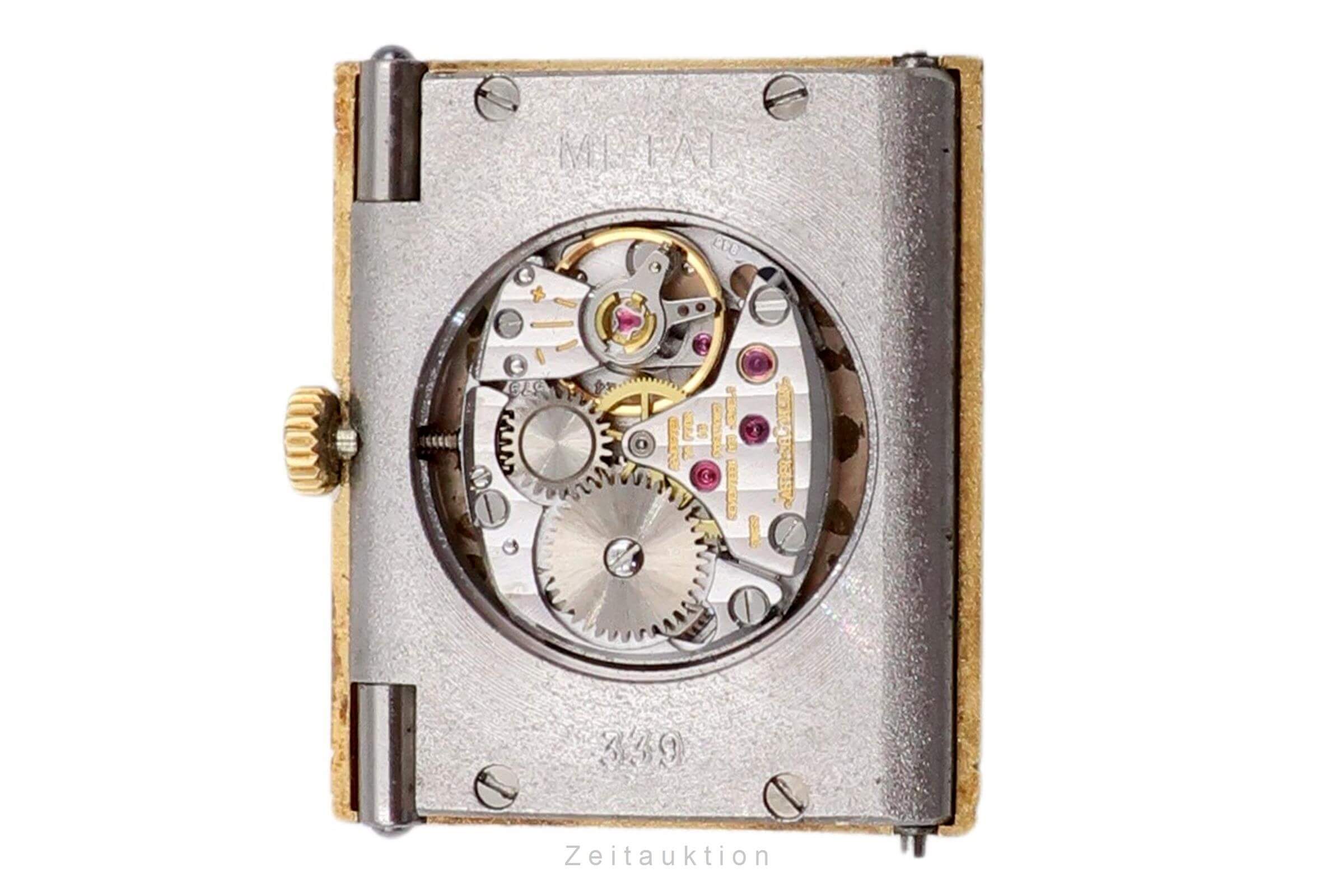 Jaeger LeCoultre Reverso 18K (0,750) Gold Handaufzug Herrenuhr Ref. 6184.21 [2406683]