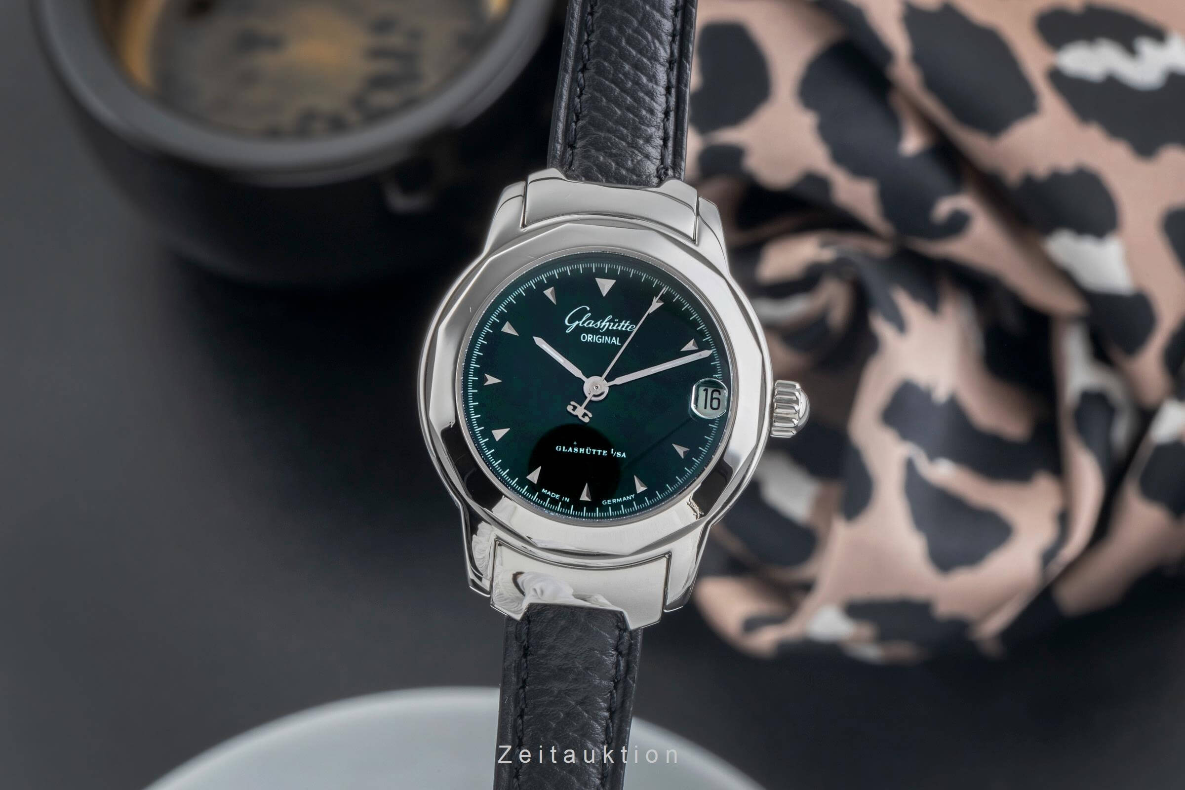 Glashütte Lady Sport acier automatique montre pour femmes 10-33-42-41-04  [2406692]