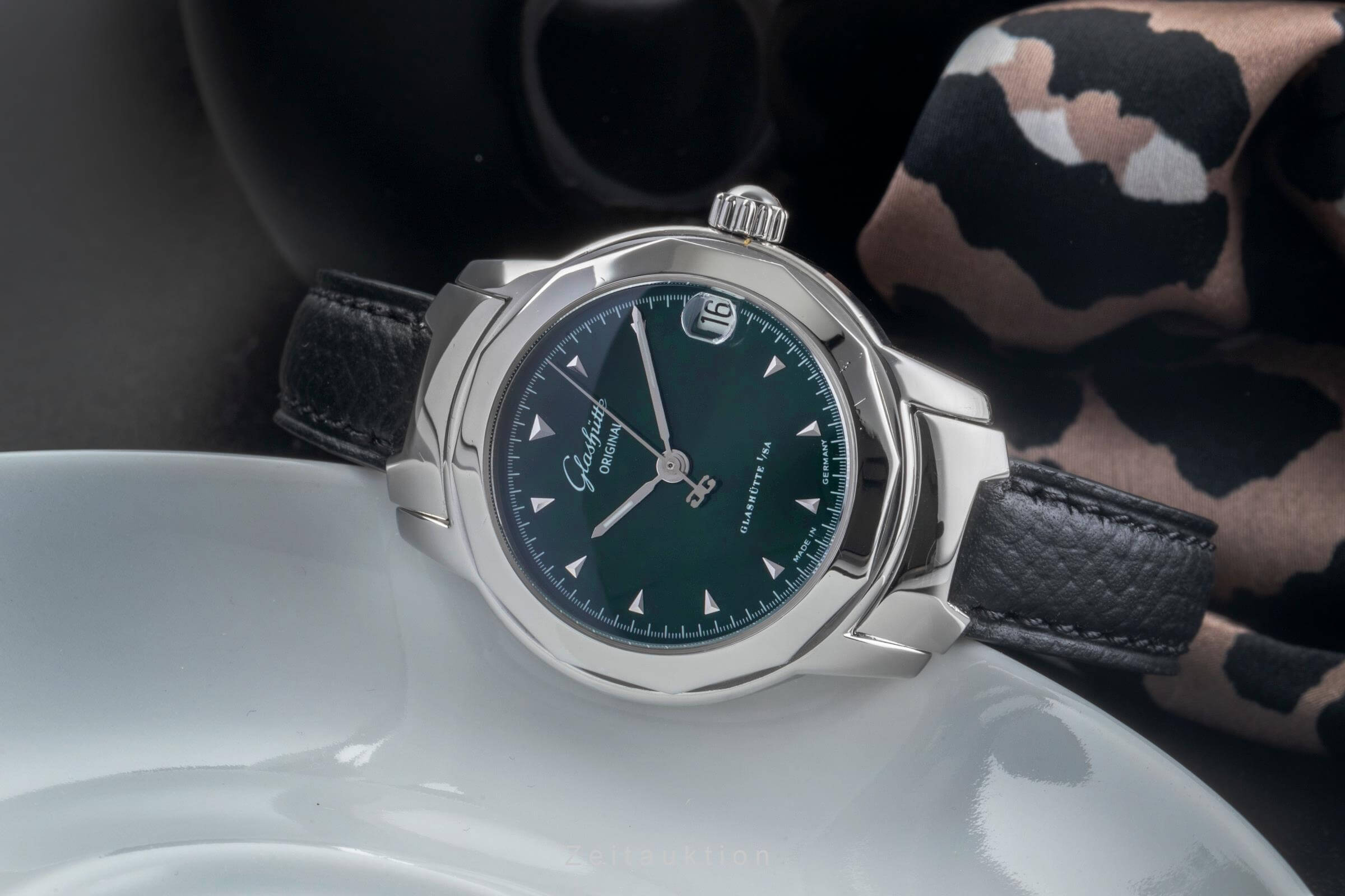 Glashütte Lady Sport acier automatique montre pour femmes 10-33-42-41-04  [2406692]