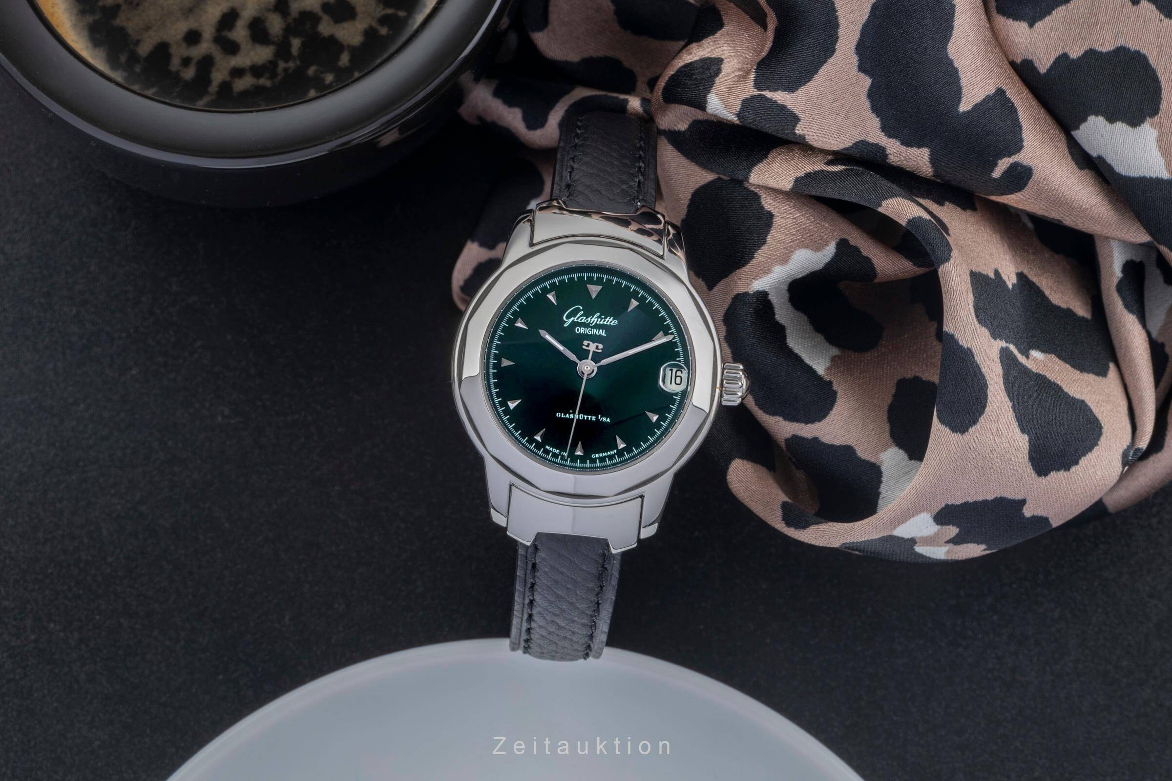 Glashütte Lady Sport acier automatique montre pour femmes 10-33-42-41-04  [2406692]