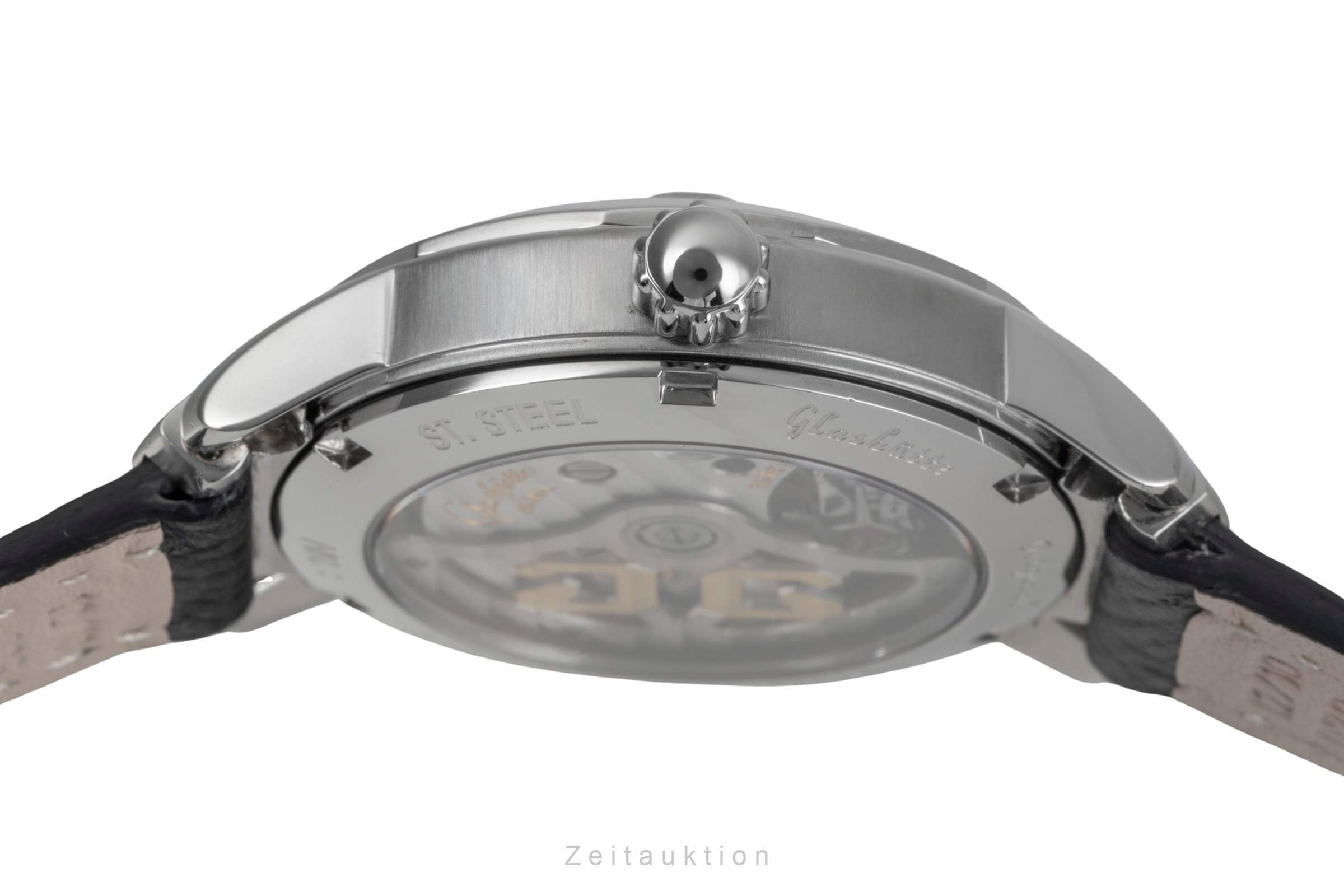 Glashütte Lady Sport acier automatique montre pour femmes 10-33-42-41-04  [2406692]