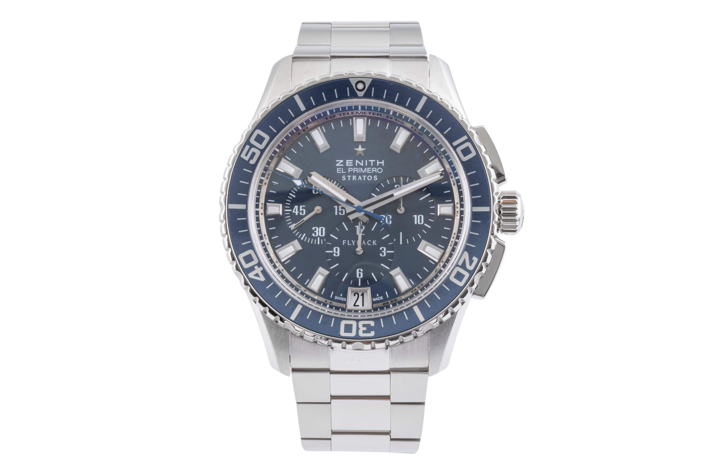 Zenith El Primero cronografo acciaio automatismo orologio da uomo 03.2067.405/51.M2060  [2406693]