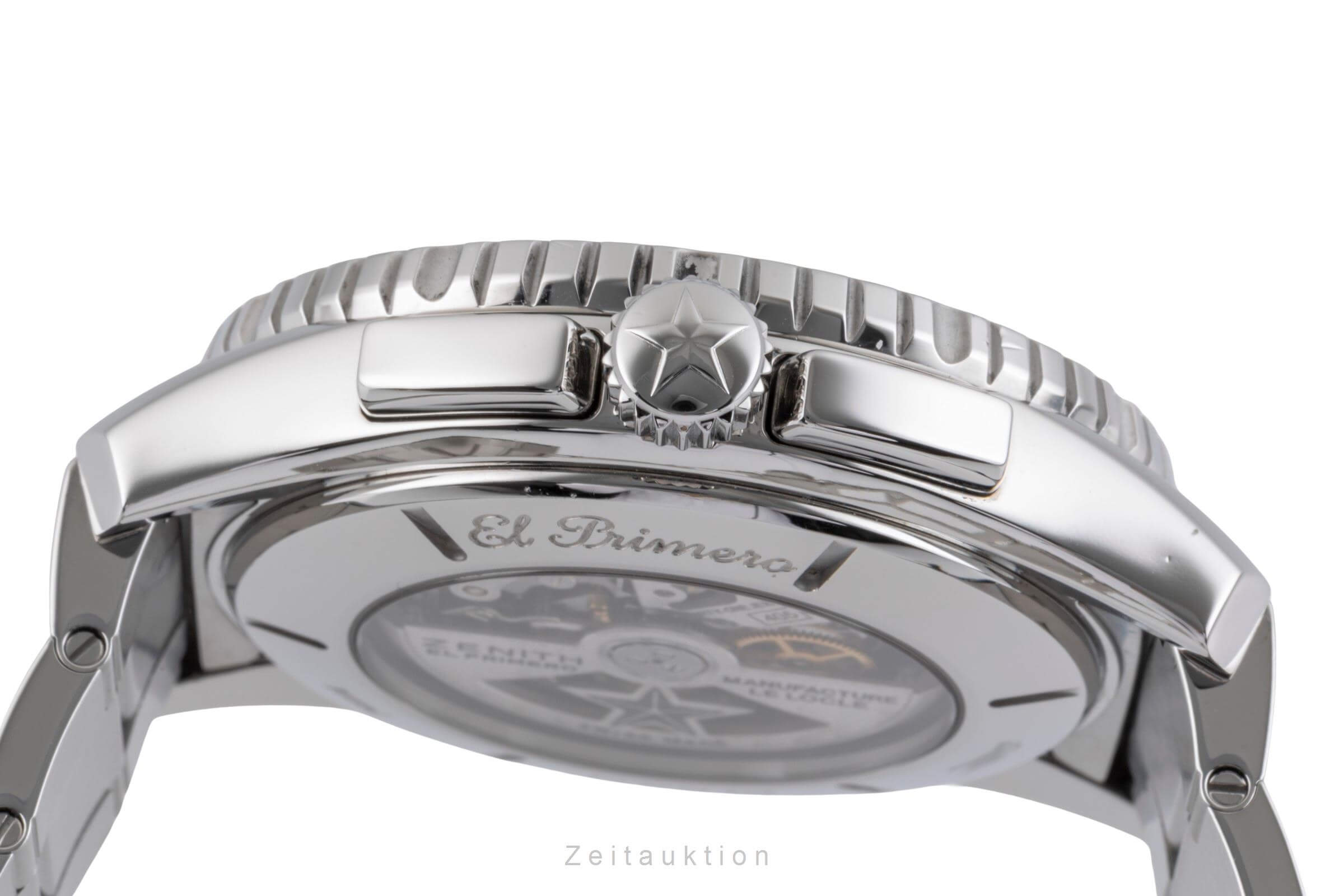 Zenith El Primero cronografo acciaio automatismo orologio da uomo 03.2067.405/51.M2060  [2406693]