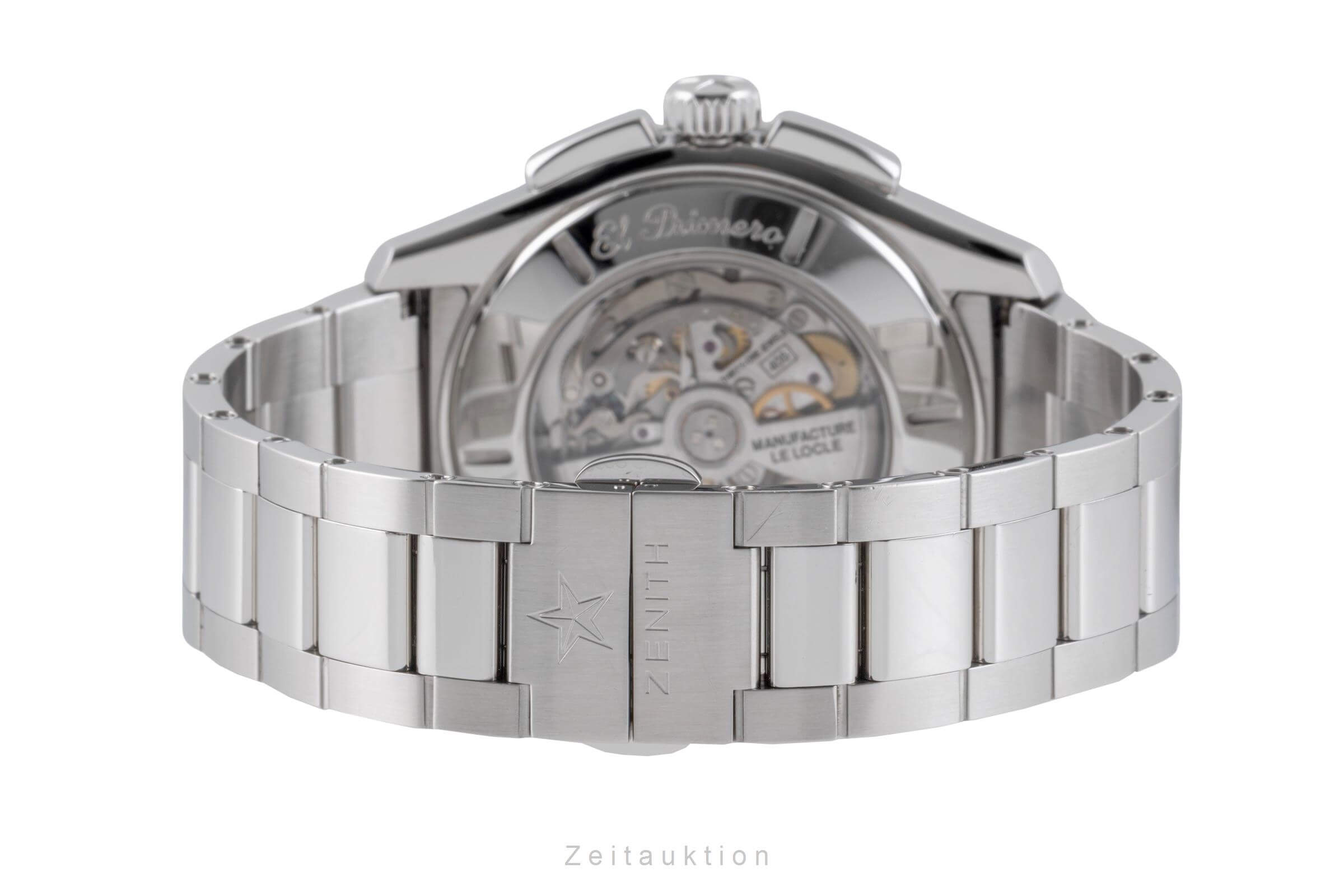 Zenith El Primero cronografo acciaio automatismo orologio da uomo 03.2067.405/51.M2060  [2406693]