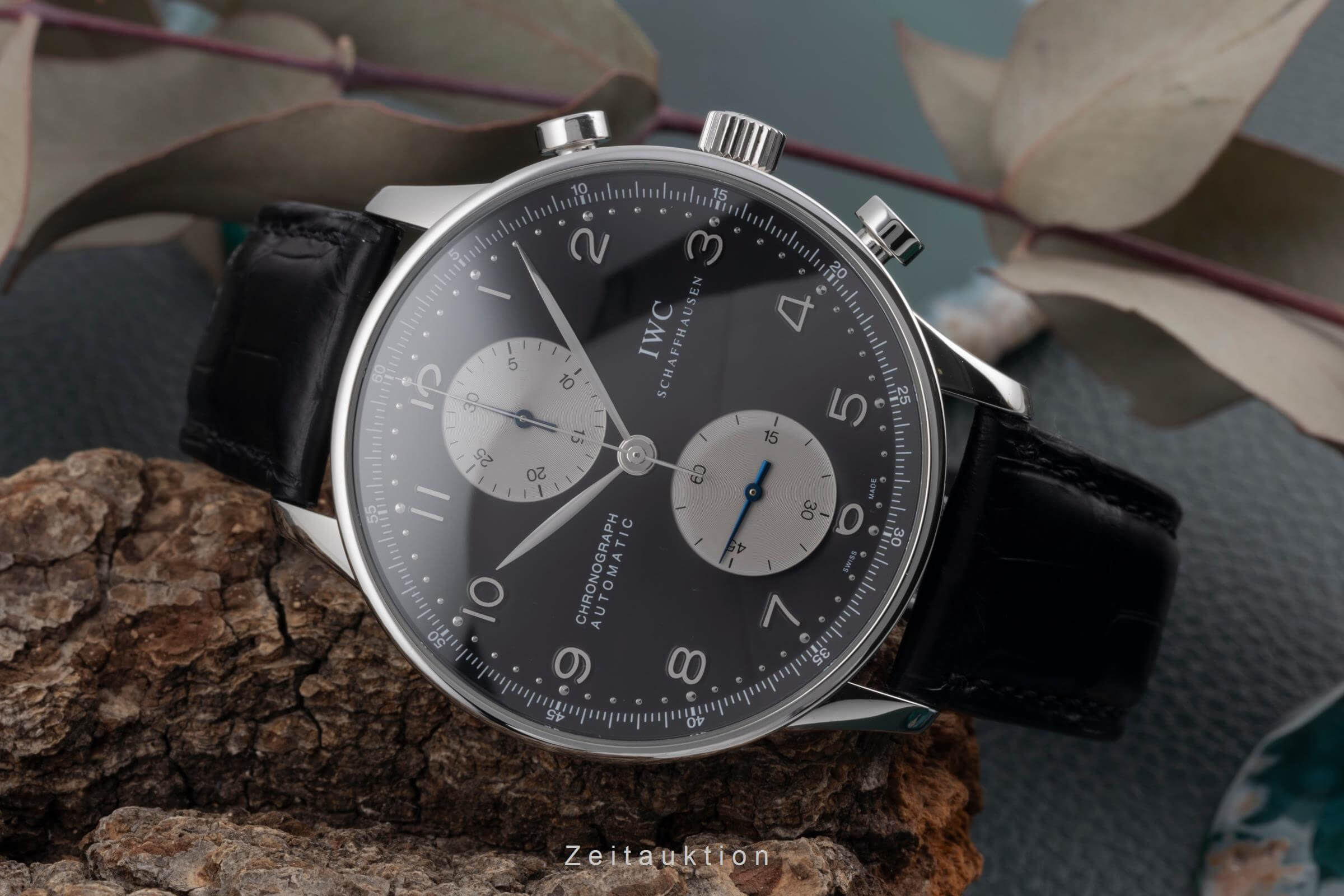 IWC Portugieser chronograph steel automatic men's watch IW371404 LP: 9100EUR  [2500003]
