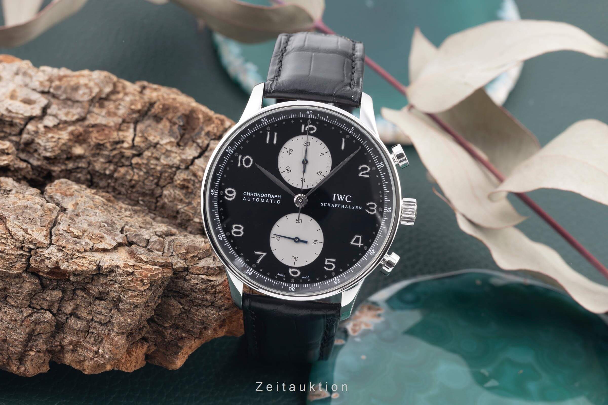 IWC Portugieser chronograph steel automatic men's watch IW371404 LP: 9100EUR  [2500003]