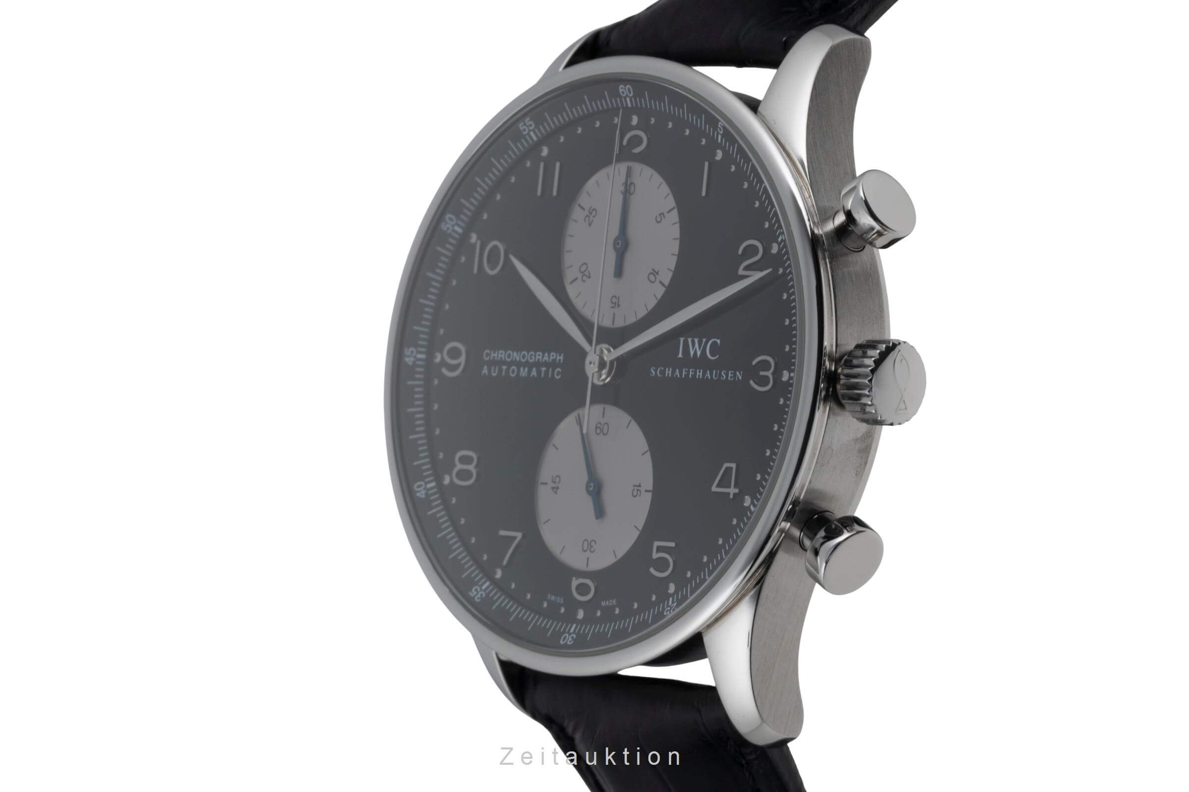 IWC Portugieser chronograph steel automatic men's watch IW371404 LP: 9100EUR  [2500003]