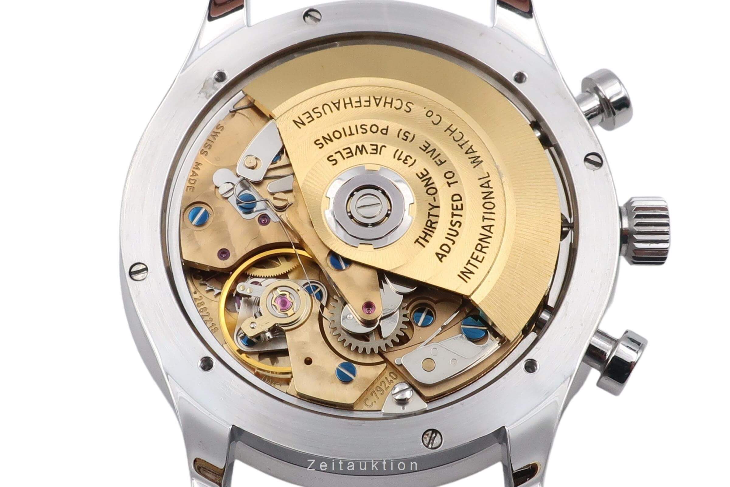 IWC Portugieser chronograph steel automatic men's watch IW371404 LP: 9100EUR  [2500003]