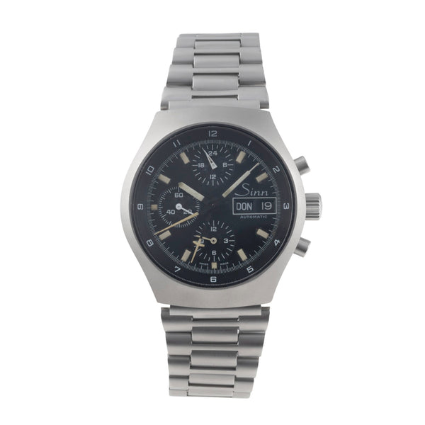 SINN 157 Chronograph Day Date Stahl Automatik Herrenuhr Vintage Ref. 157 [2500017]