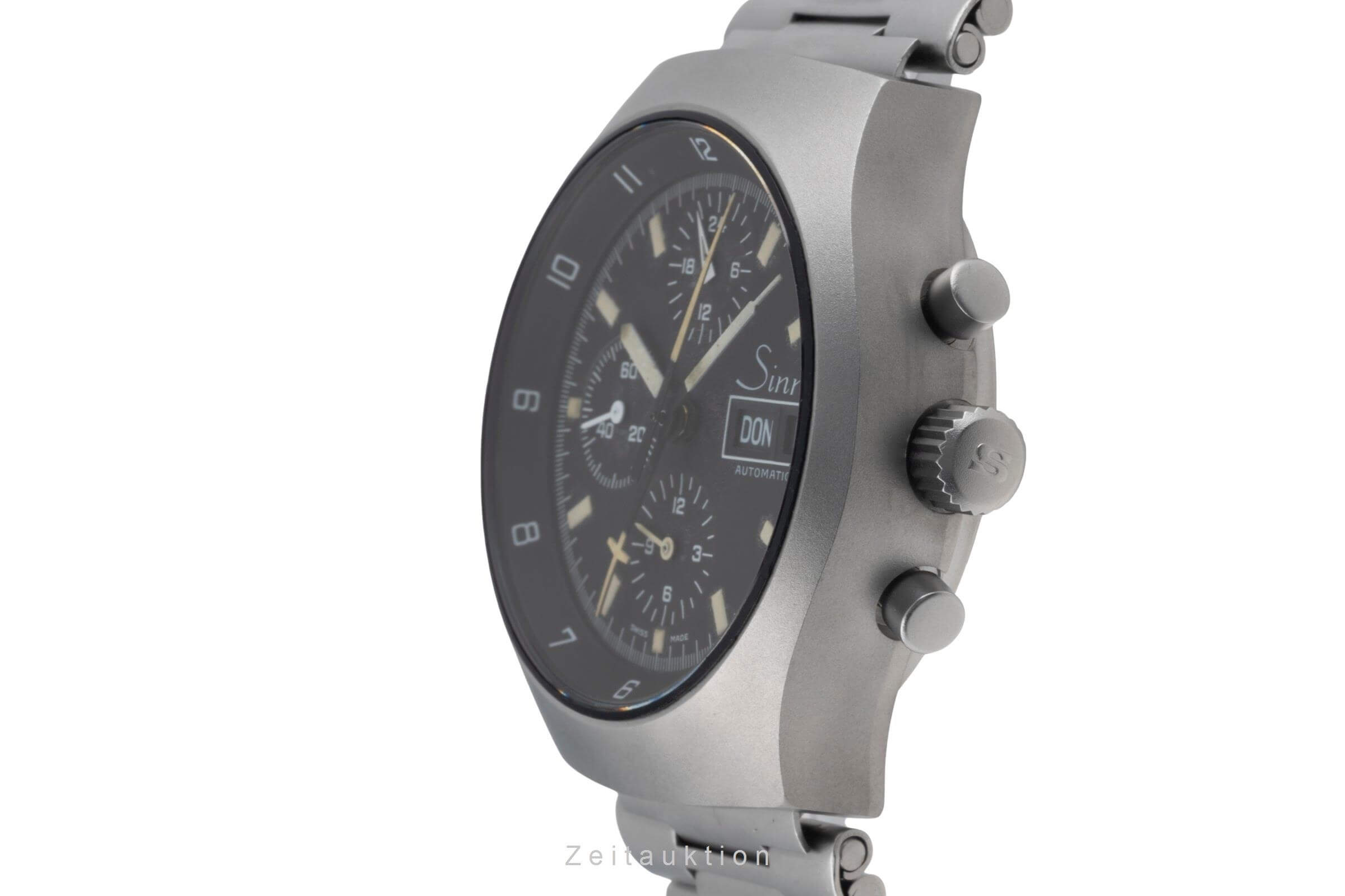 SINN 157 Chronograph Day Date Stahl Automatik Herrenuhr Vintage Ref. 157 [2500017]