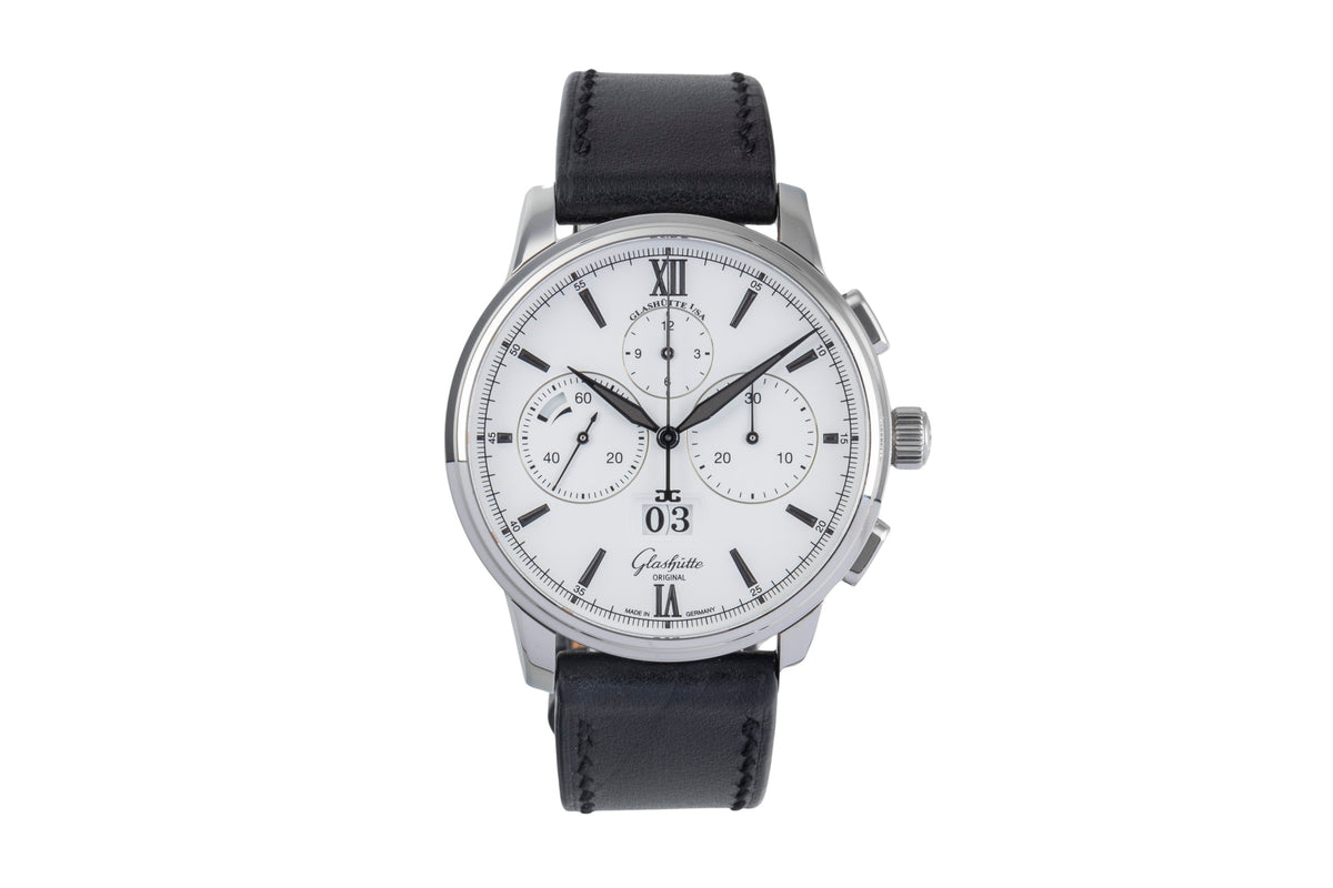 Senator chronograph steel automatic watch 1 37 01 05 02 35 LP 15200EUR [ ]