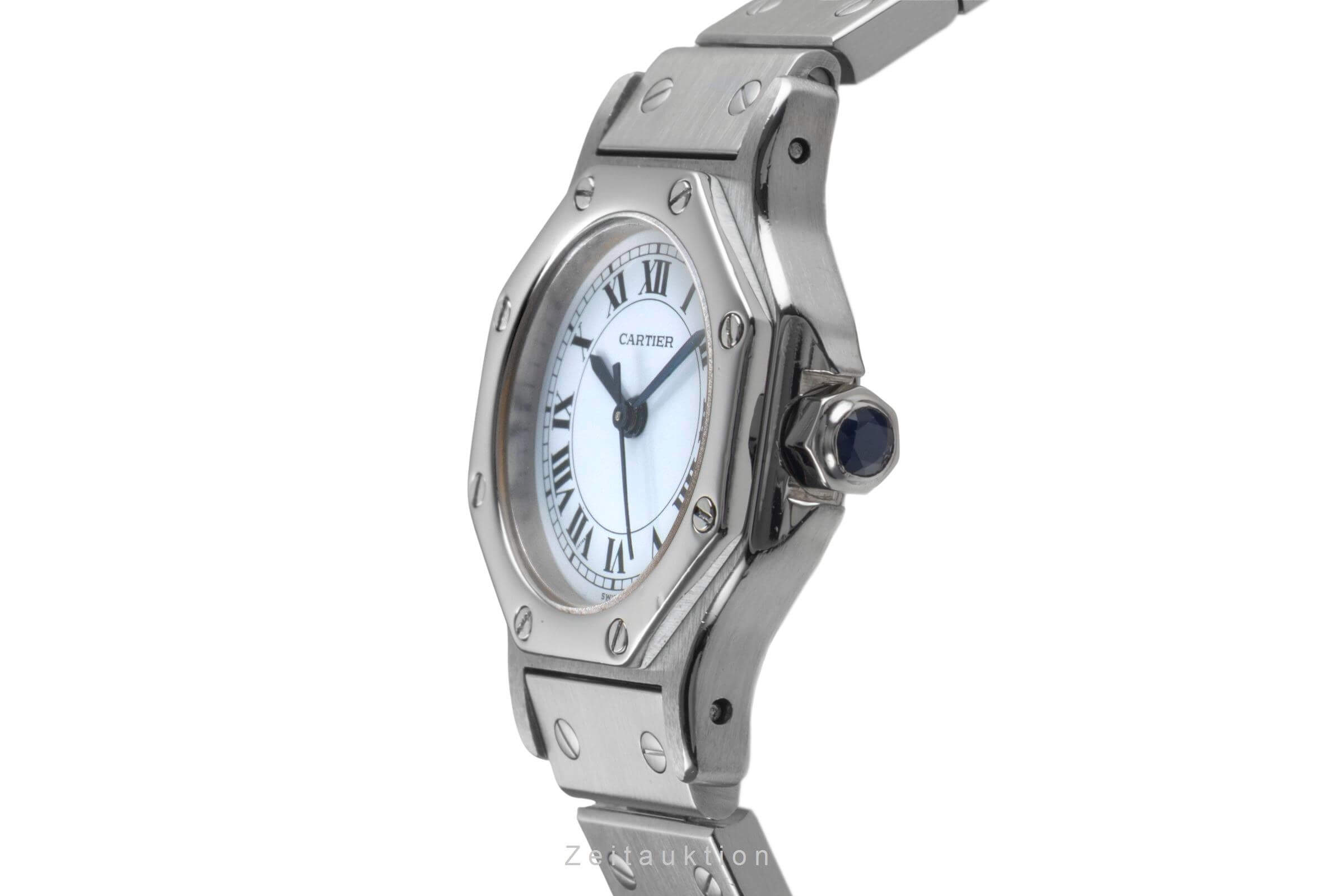 Cartier Santos steel automatic women's watch 0906  [2500050]