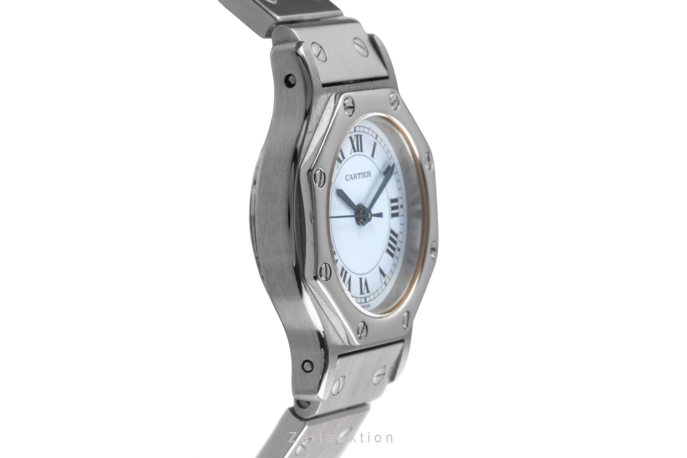 Cartier Santos steel automatic women's watch 0906  [2500050]