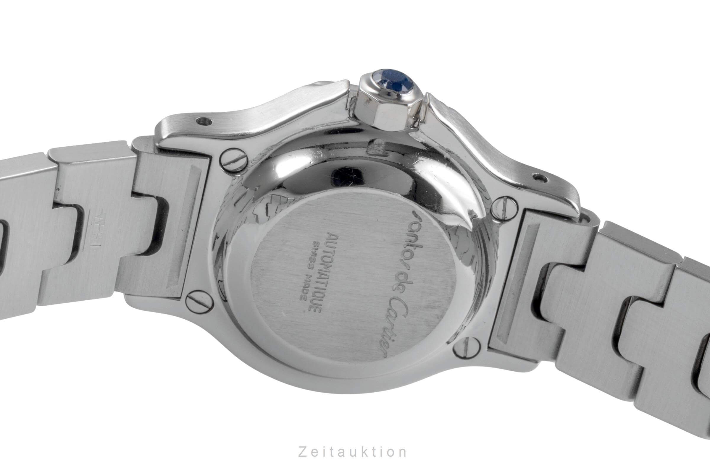 Cartier Santos steel automatic women's watch 0906  [2500050]