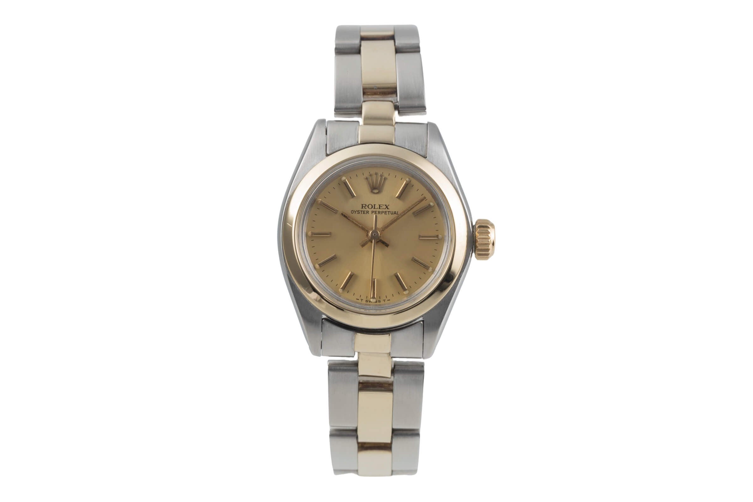 Rolex Oyster Perpetual acero / oro automático reloj para damas  6718 Vintage  [2500056]