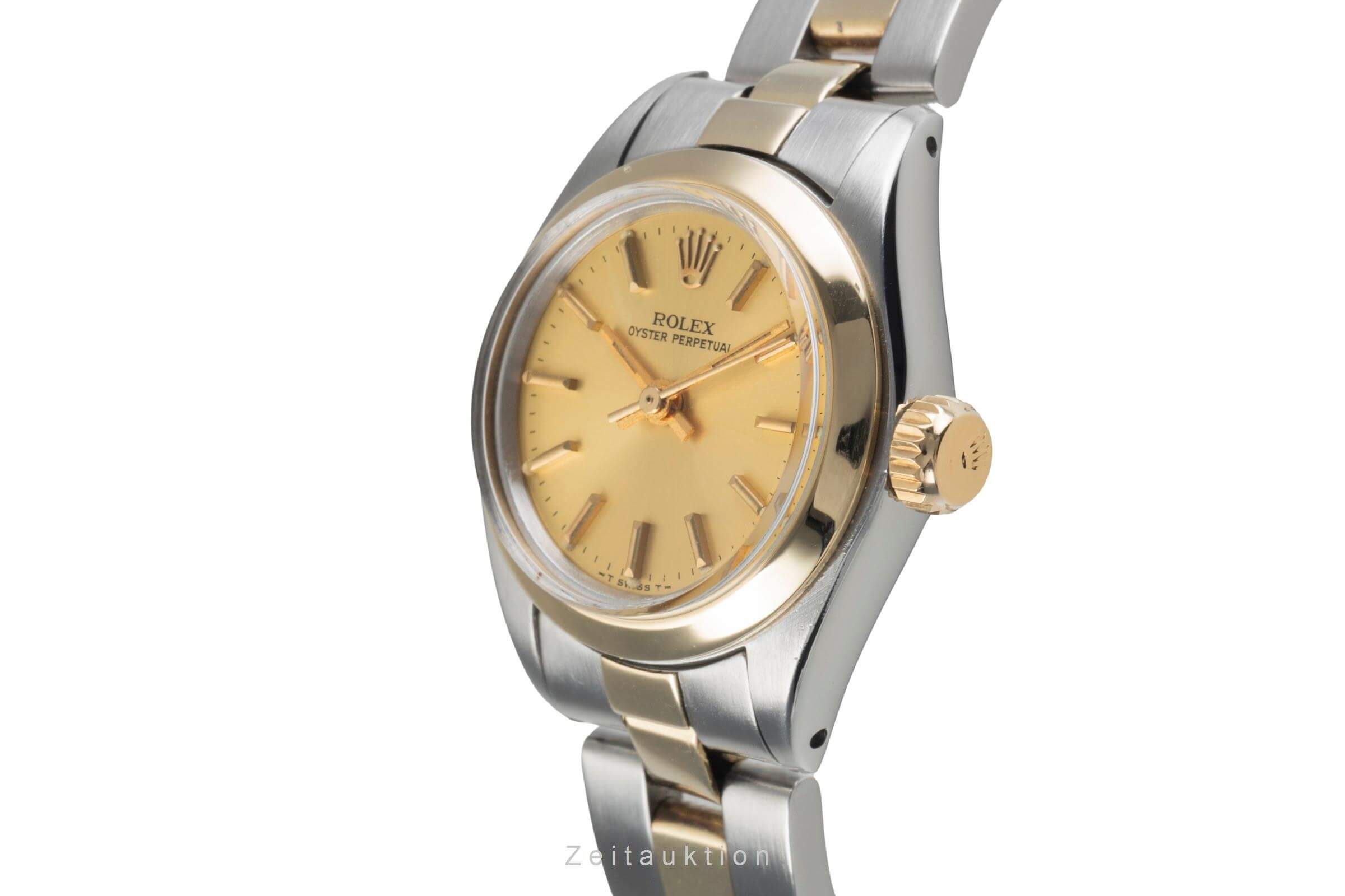 Rolex Oyster Perpetual acero / oro automático reloj para damas  6718 Vintage  [2500056]