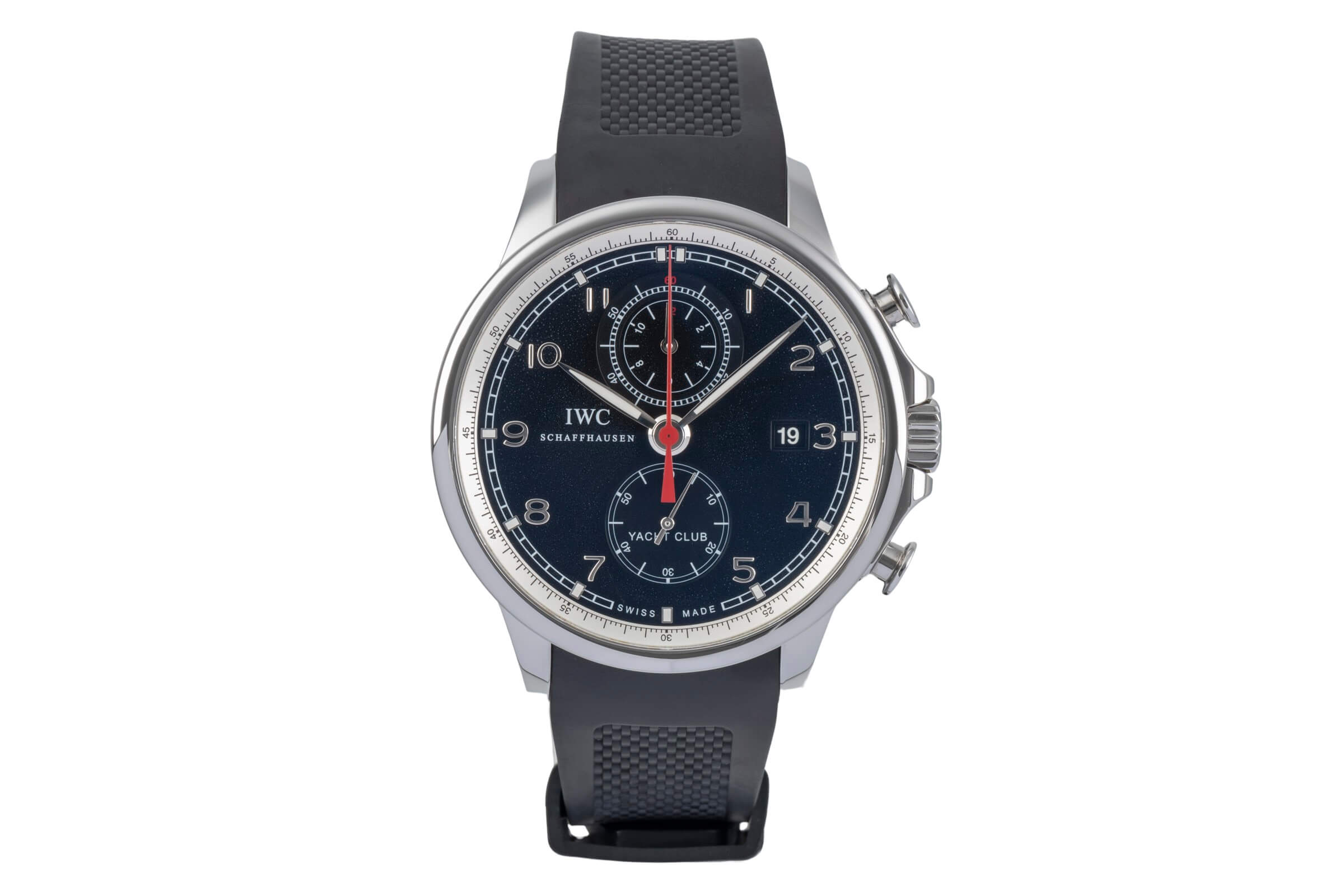 IWC Portugieser cronografo acciaio automatismo orologio da uomo IW390210 LP: 12900EUR  [2500063]