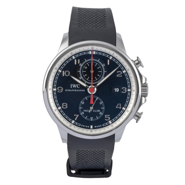 IWC Portugieser cronografo acciaio automatismo orologio da uomo IW390210 LP: 12900EUR  [2500063]