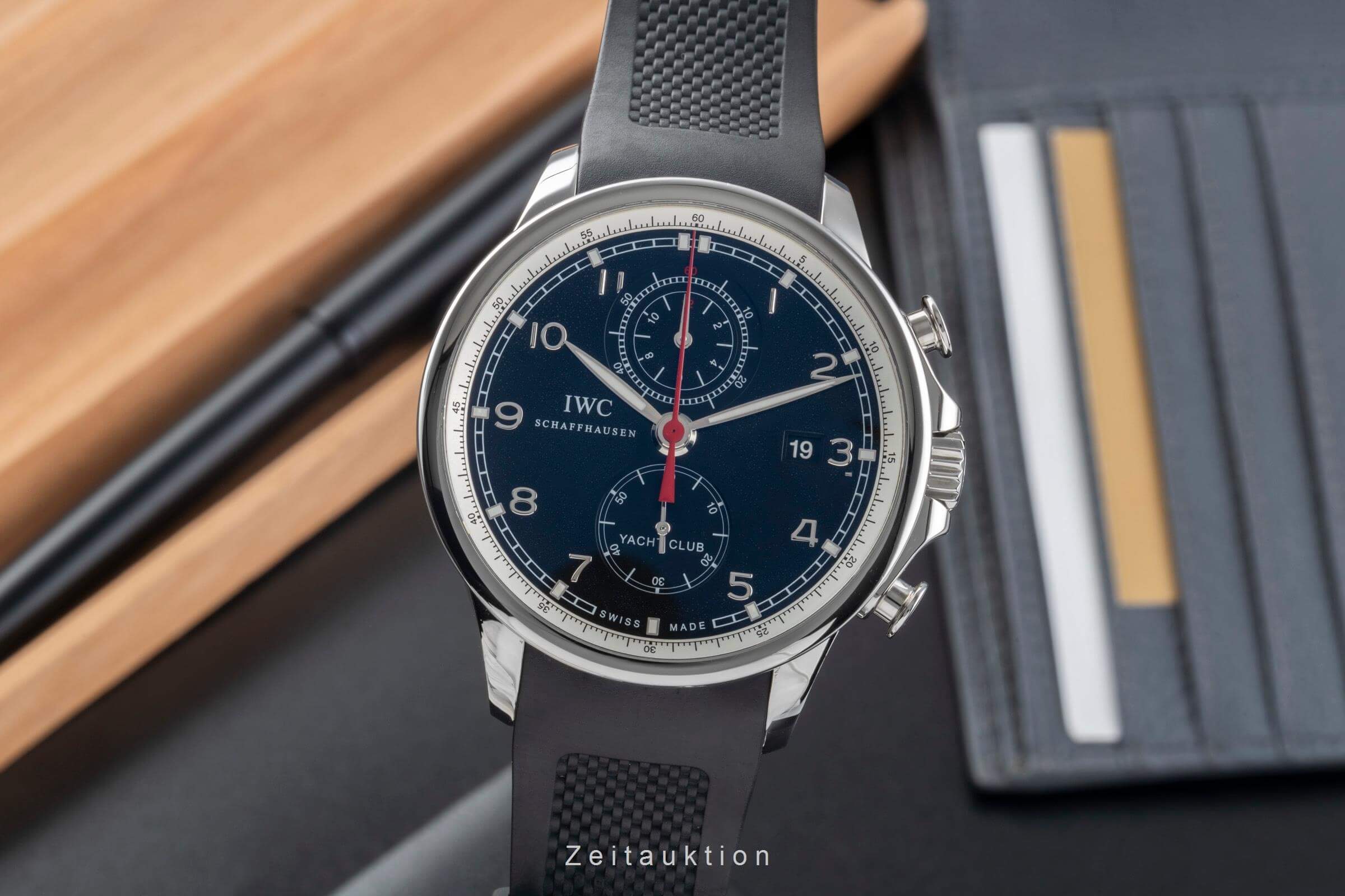 IWC Portugieser cronografo acciaio automatismo orologio da uomo IW390210 LP: 12900EUR  [2500063]