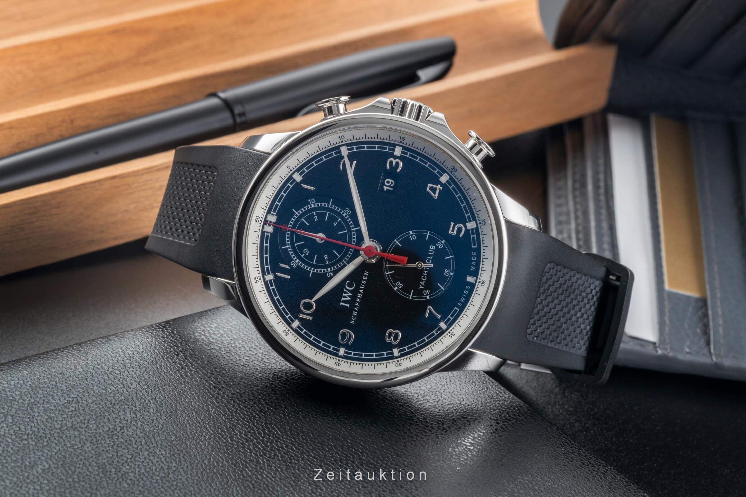 IWC Portugieser cronografo acciaio automatismo orologio da uomo IW390210 LP: 12900EUR  [2500063]