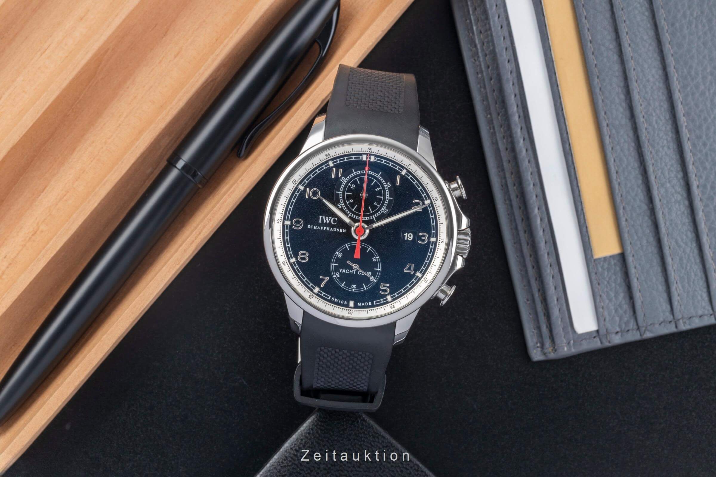 IWC Portugieser cronografo acciaio automatismo orologio da uomo IW390210 LP: 12900EUR  [2500063]