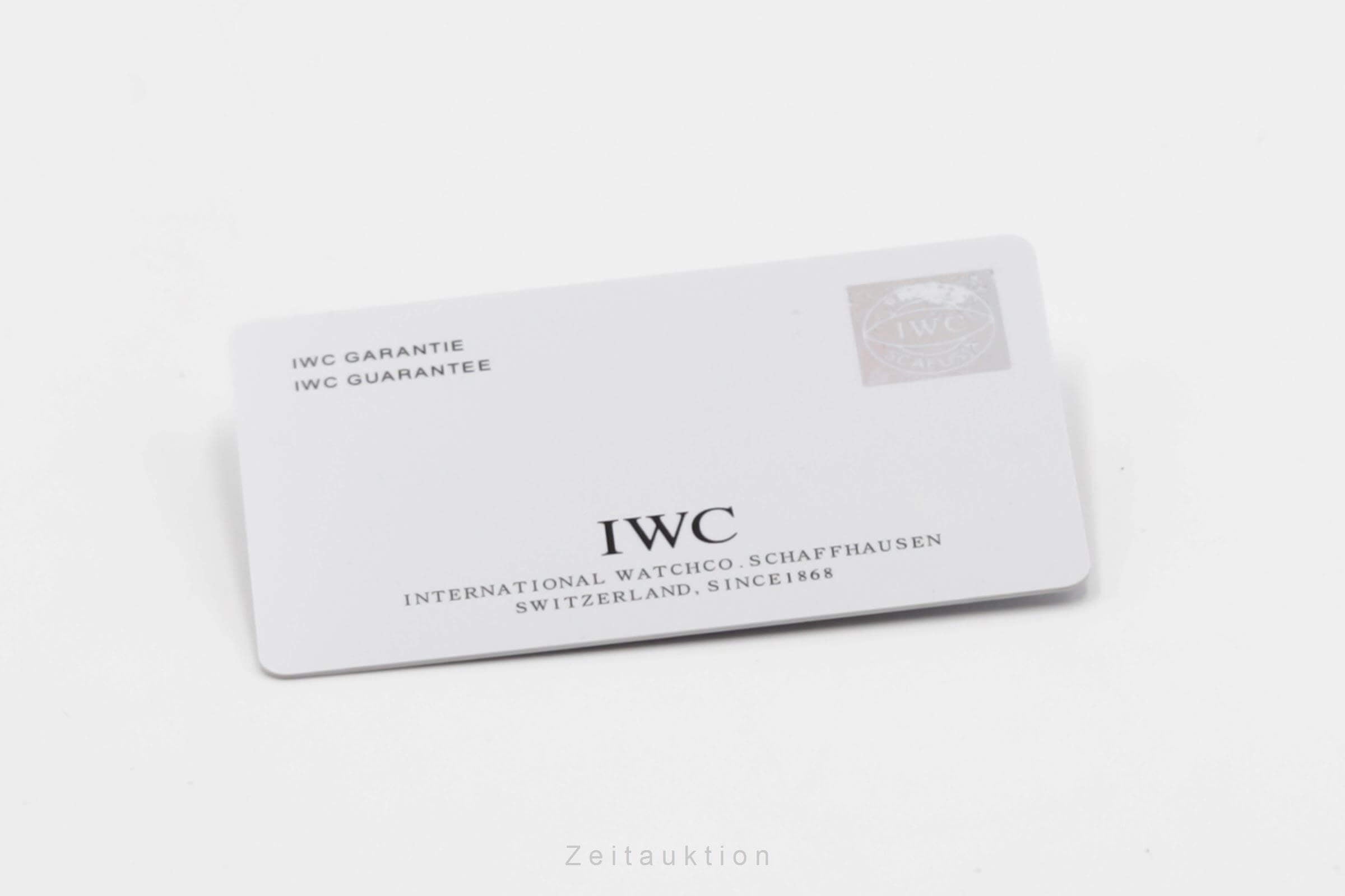 IWC Portugieser cronografo acciaio automatismo orologio da uomo IW390210 LP: 12900EUR  [2500063]