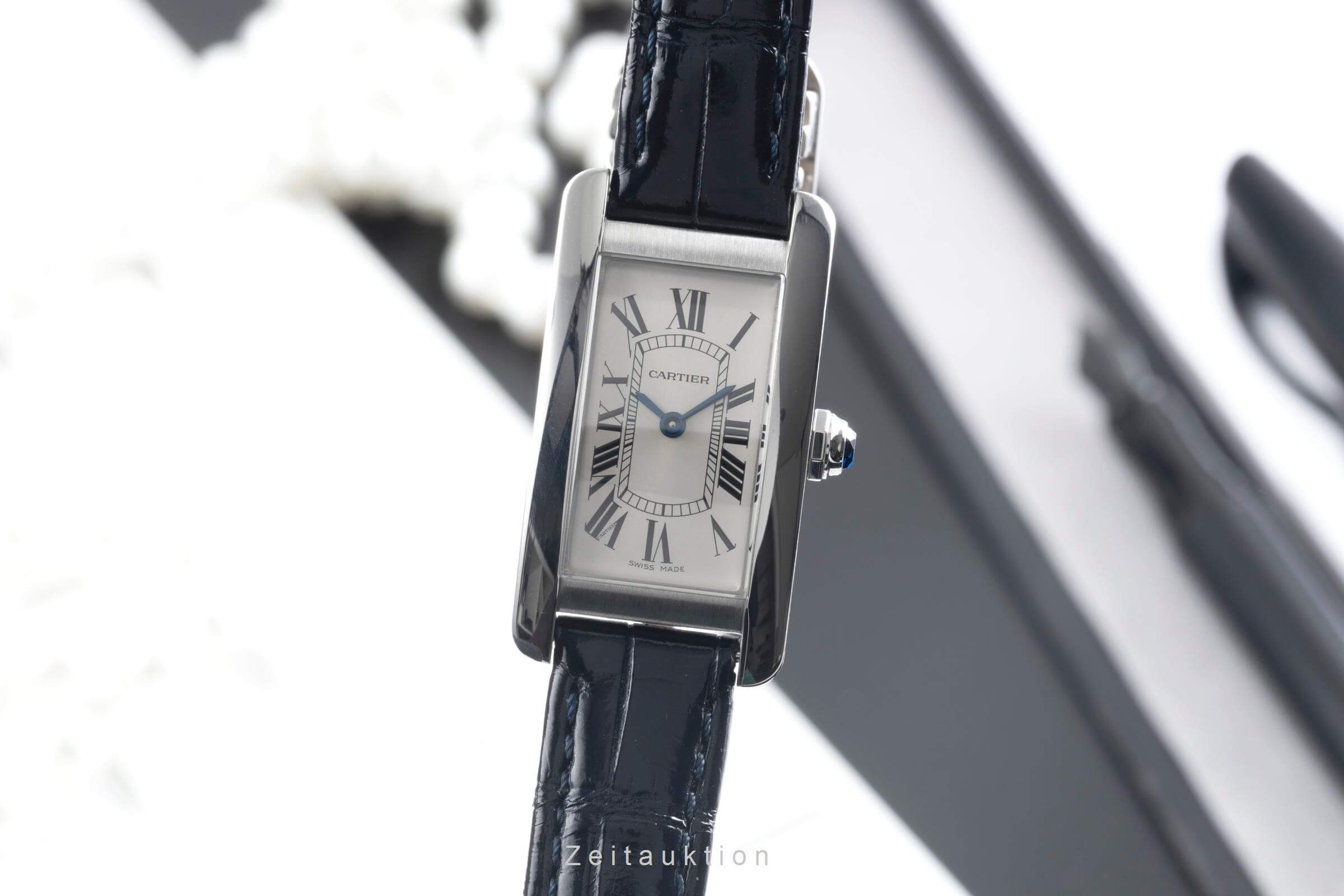 Cartier Tank Américaine acero cuarzo reloj para damas  WSTA0016 LP: 4300EUR  [2500094]