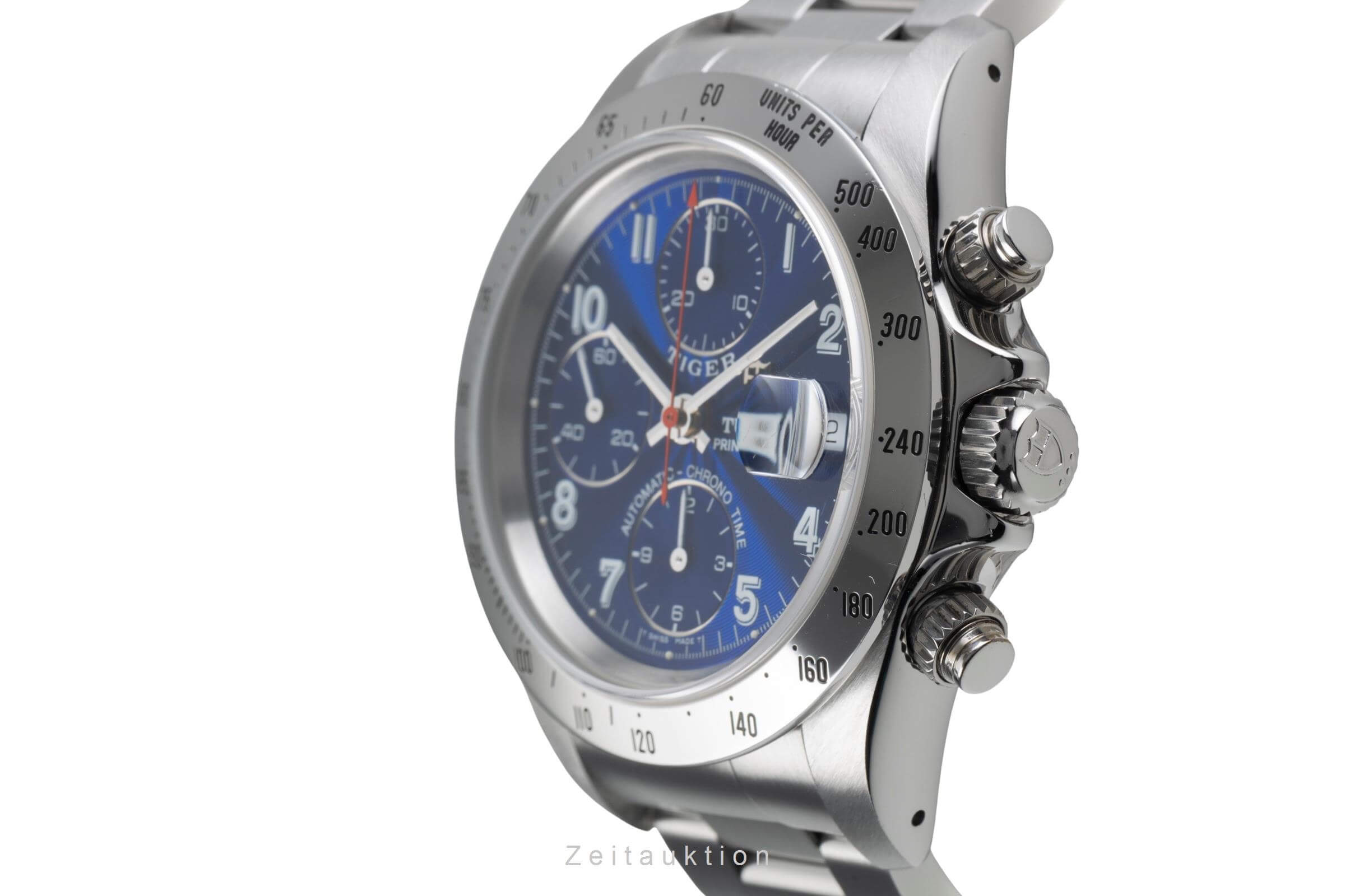 Tudor Prince Date Chronograph Blue Stahl Automatik Herrenuhr Ref. 79280  [2500107]