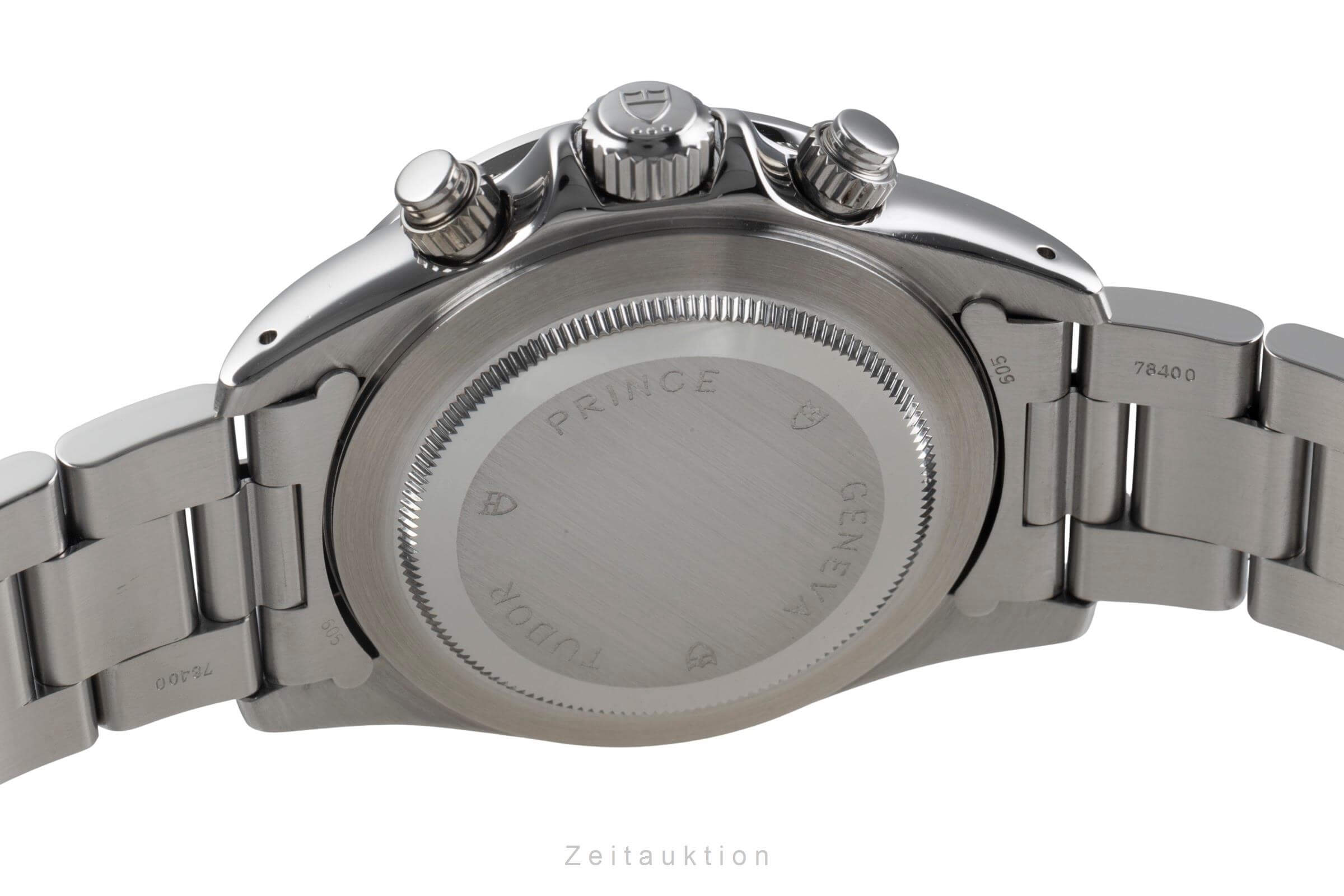 Tudor Prince Date Chronograph Blue Stahl Automatik Herrenuhr Ref. 79280  [2500107]