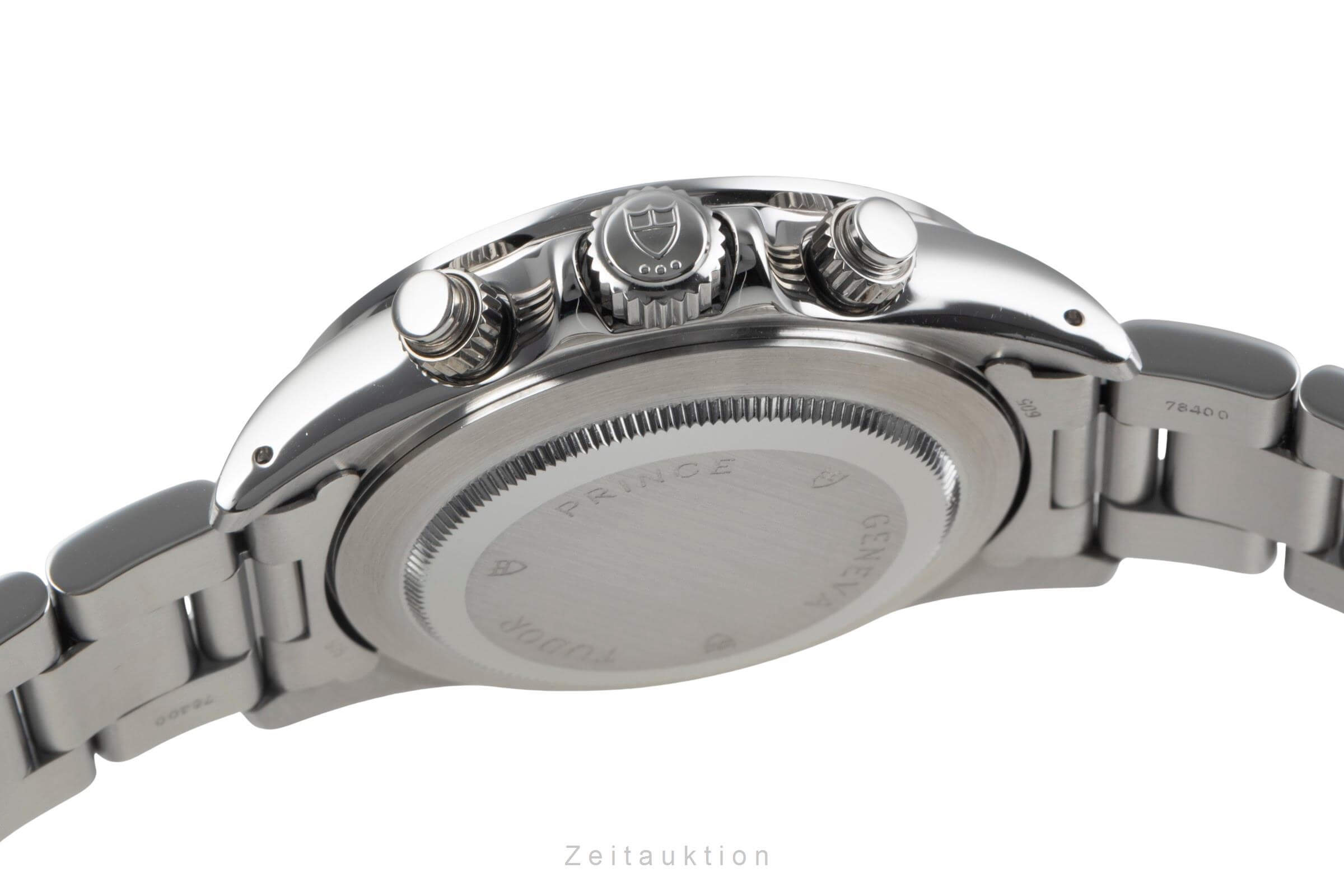 Tudor Prince Date Chronograph Blue Stahl Automatik Herrenuhr Ref. 79280  [2500107]